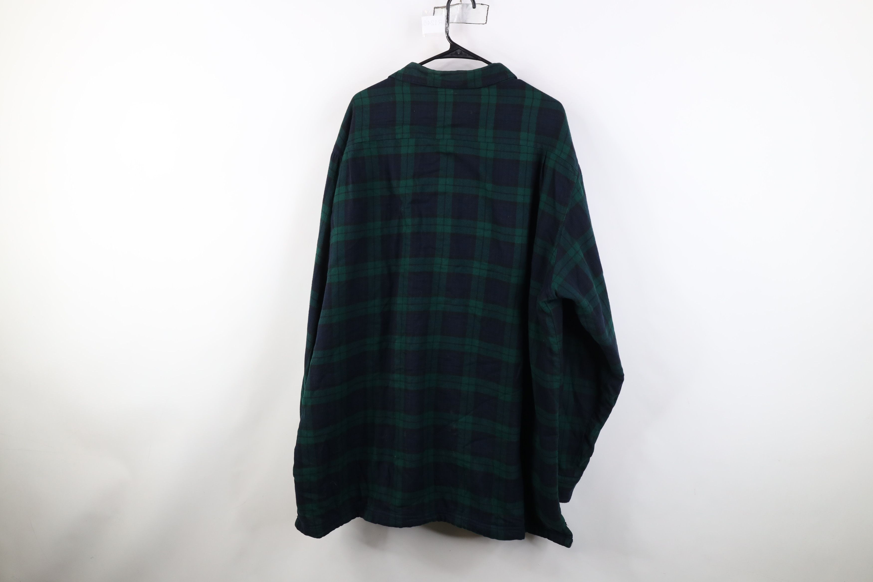 L.L. Bean Vintage LL Bean Fleece Lined Flannel Button Shirt Jacket Size US XXL / EU 58 / 5 - 13 Thumbnail