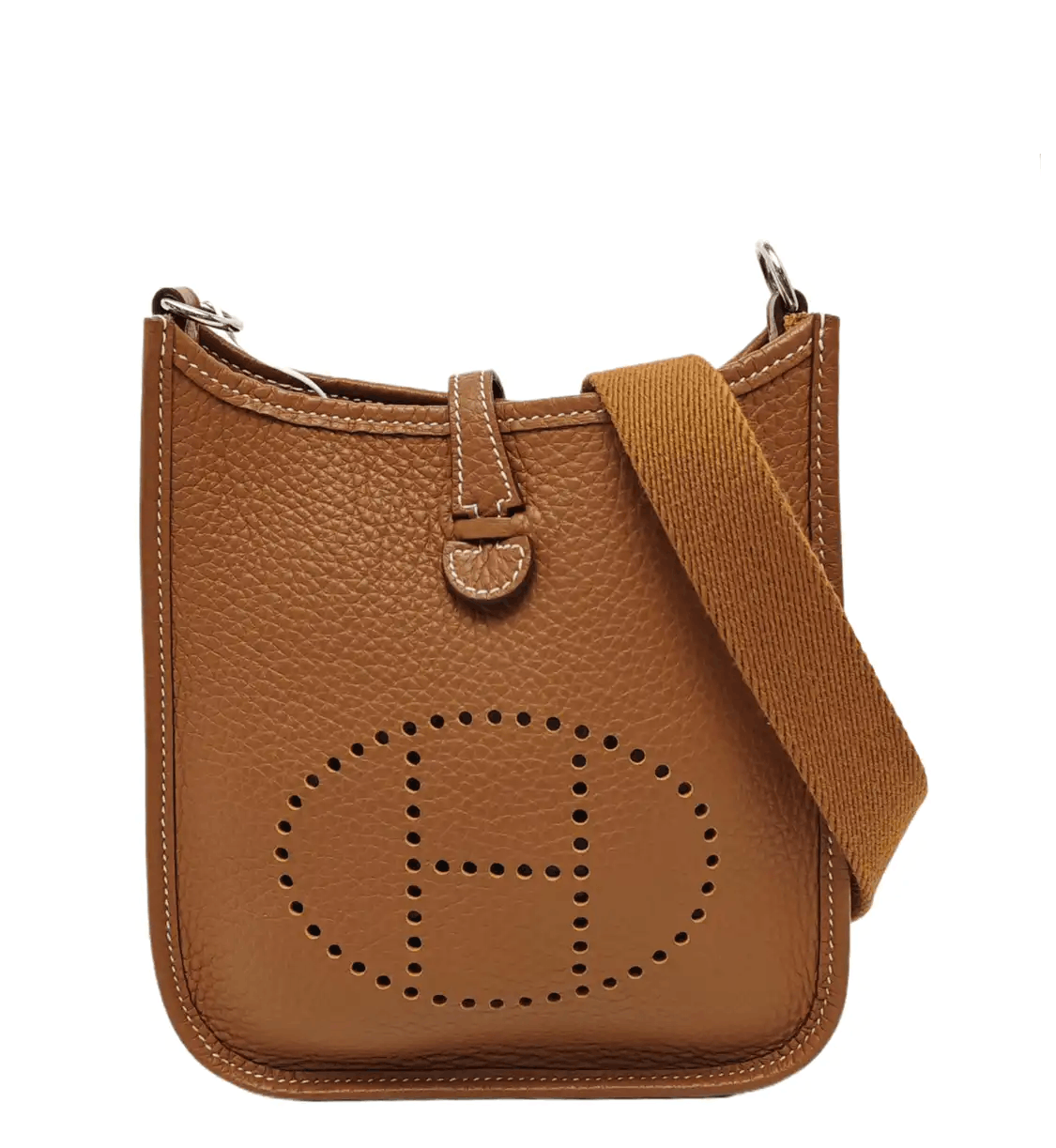 Hermes Hermes Evelyne TPM Gold Brown Clemence cowhide leather cutout Evelyne shoulder b Size ONE SIZE - 1 Thumbnail