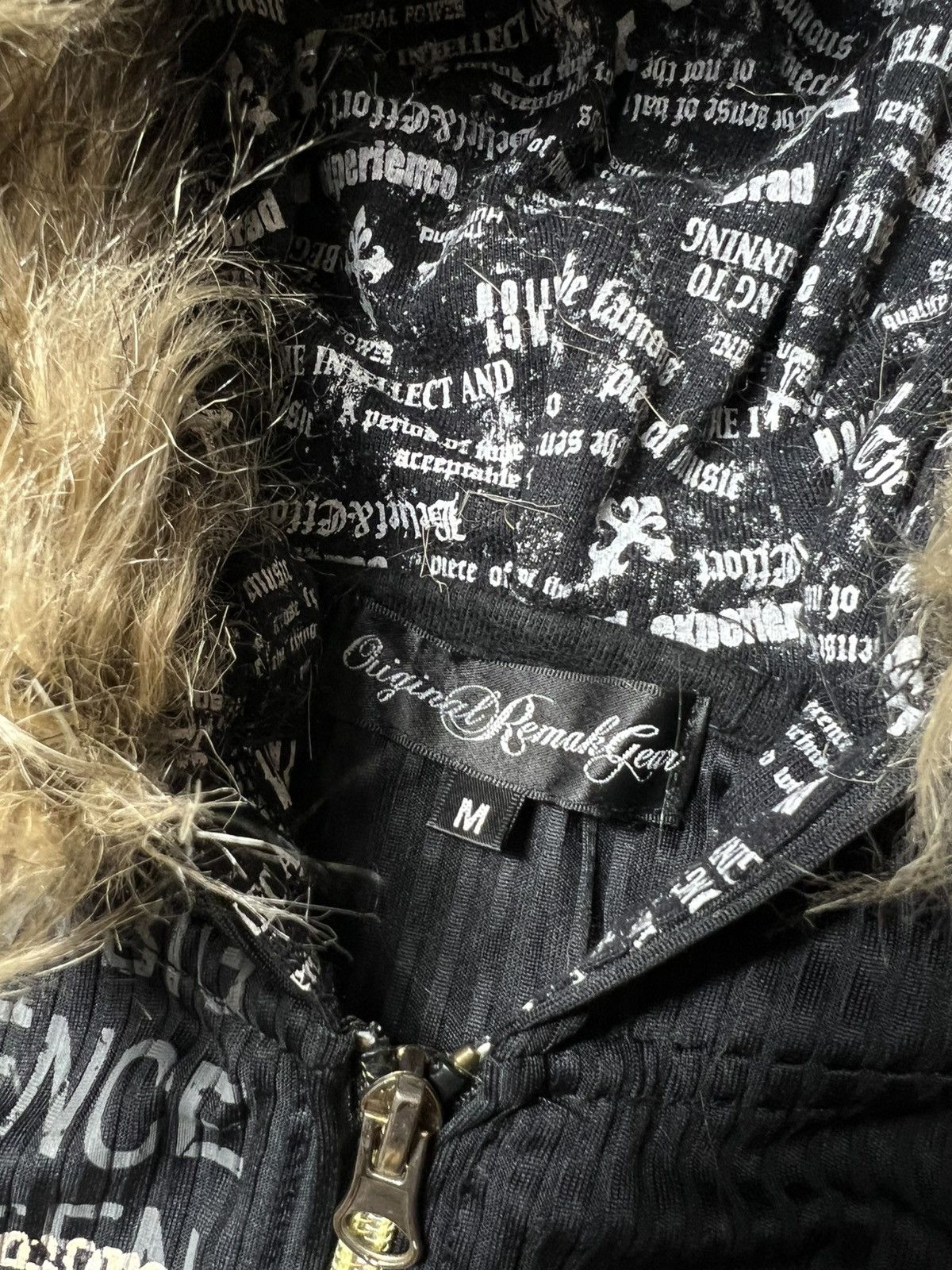 Japanese Brand Crazy Gothic Grunge ORG Poem Y2k Punk Zipp Hoodie Lgb Style Size US M / EU 48-50 / 2 - 7 Thumbnail