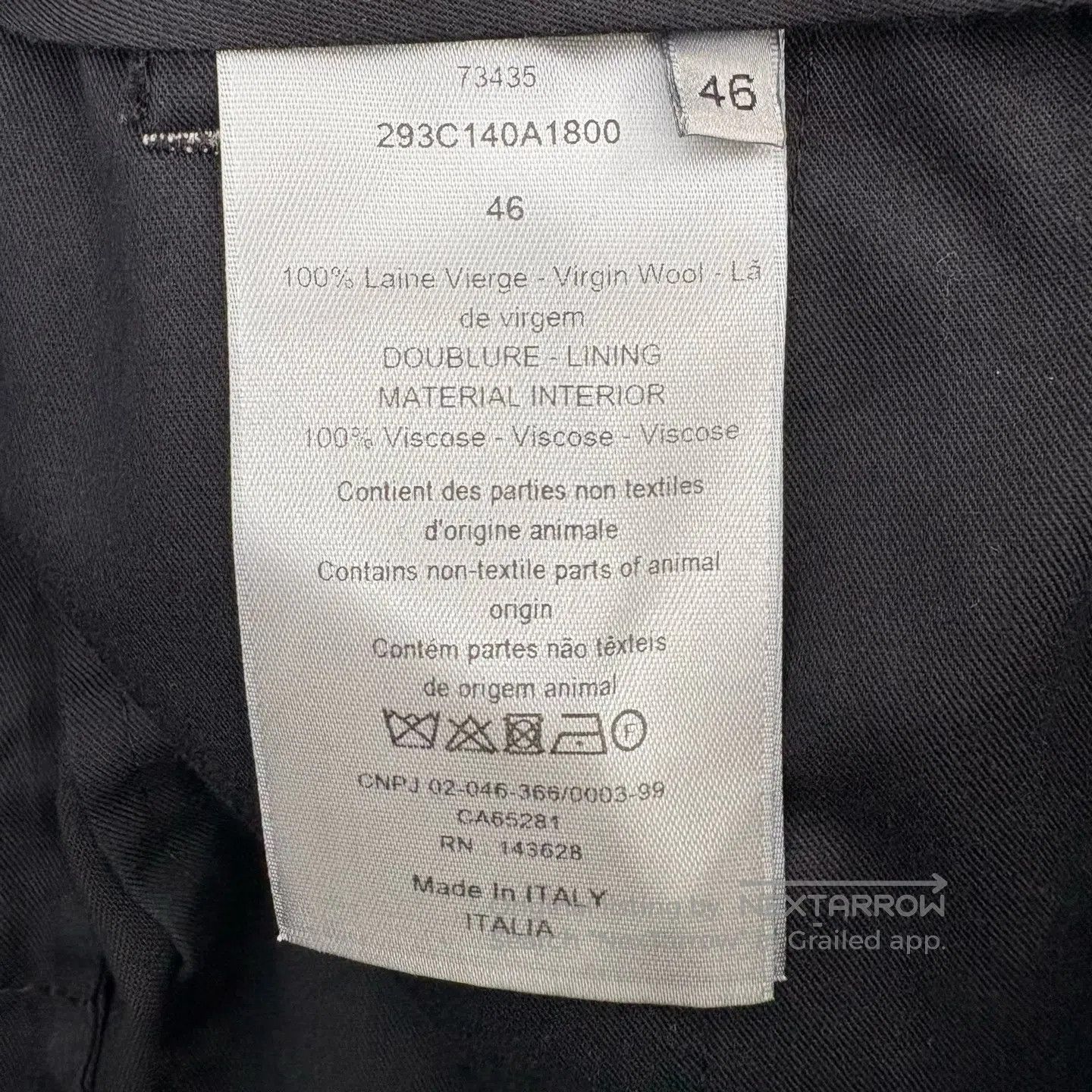 Dior Dior Black casual suit pants with stitching Size US 30 / EU 46 - 4 Thumbnail
