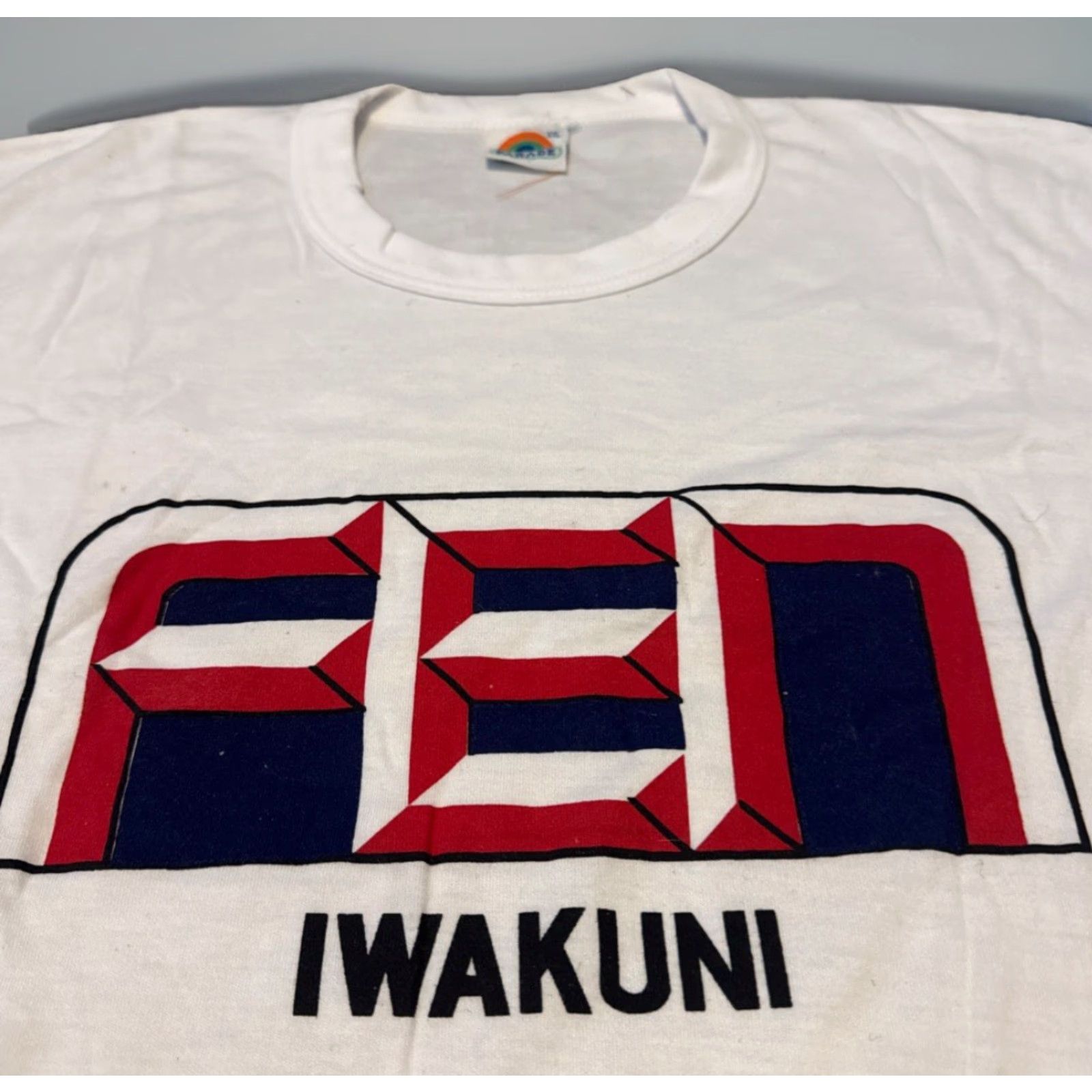 Vintage VINTAGE Far East Network US Military Radio Iwakuni Japan T-Shirt Large Size US L / EU 52-54 / 3 - 2 Thumbnail