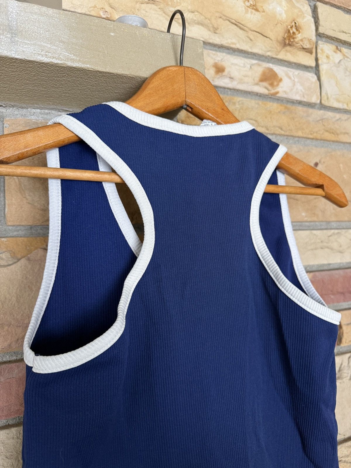 Vintage Vintage 60s Ribbed Blank Tank Top Size S / US 4 / IT 40 - 5 Thumbnail