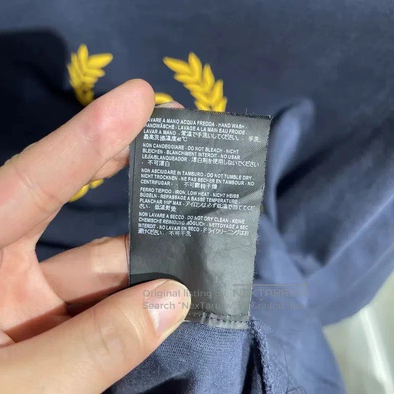Balenciaga Balenciaga Navy blue wheat pattern short sleeve, size XS Size US XS / EU 42 / 0 - 6 Thumbnail
