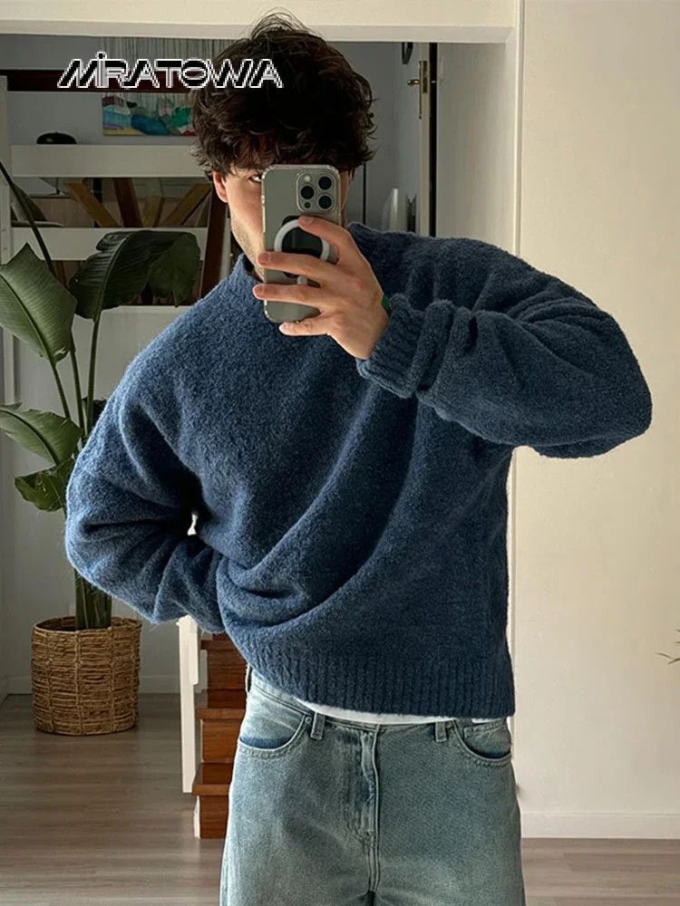 Vintage Thick Warm Half Turtleneck Sweater Size US XL / EU 56 / 4 - 8 Thumbnail