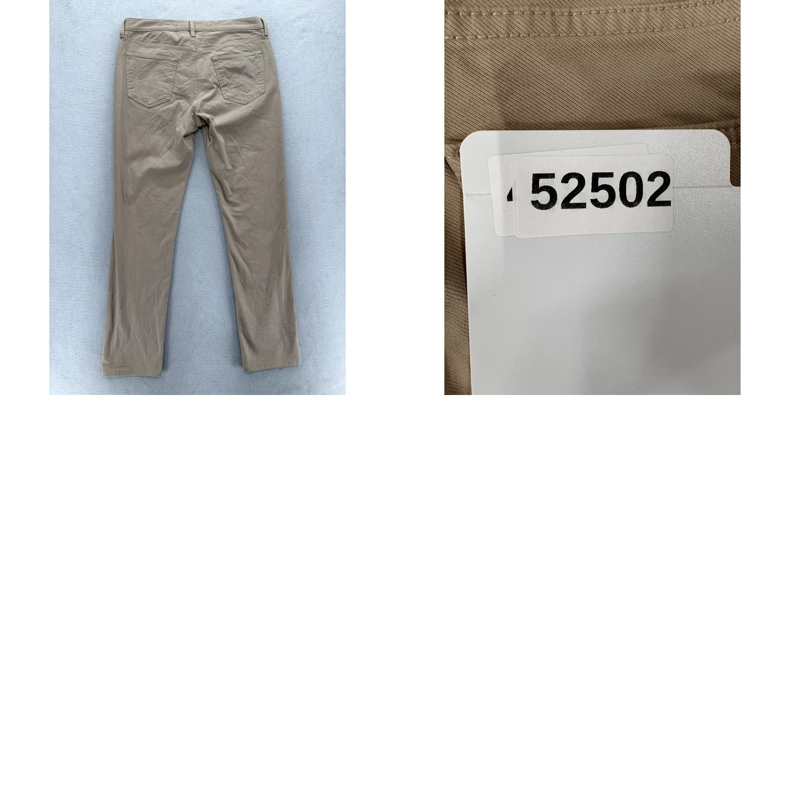 Banana Republic Banana Republic Traveler Pants Mens 33x32 Beige Slim Fit Stretch Khaki 5-Pocket Size US 33 - 9 Thumbnail