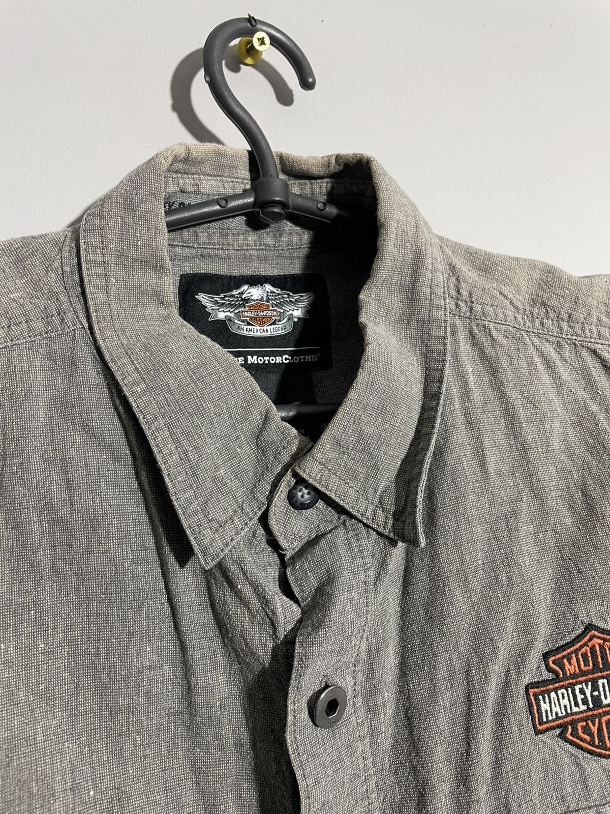 Harley Davidson × Vintage Vintage Harley Davidson Linen Button up vest size L Size US L / EU 52-54 / 3 - 7 Thumbnail