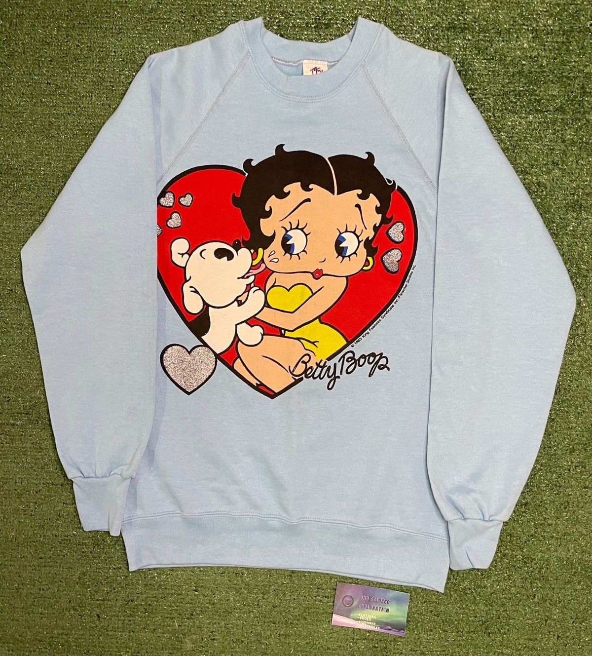 Cartoon Network × Vintage Vintage 1980s Betty boop puppy love crewneck Size US M / EU 48-50 / 2 - 1 Thumbnail
