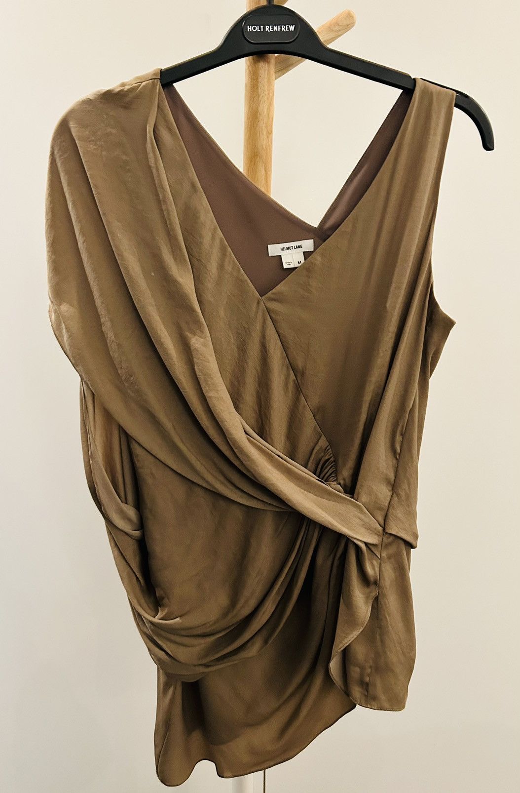 Gorgeous asymmetrical Helmut lang top m