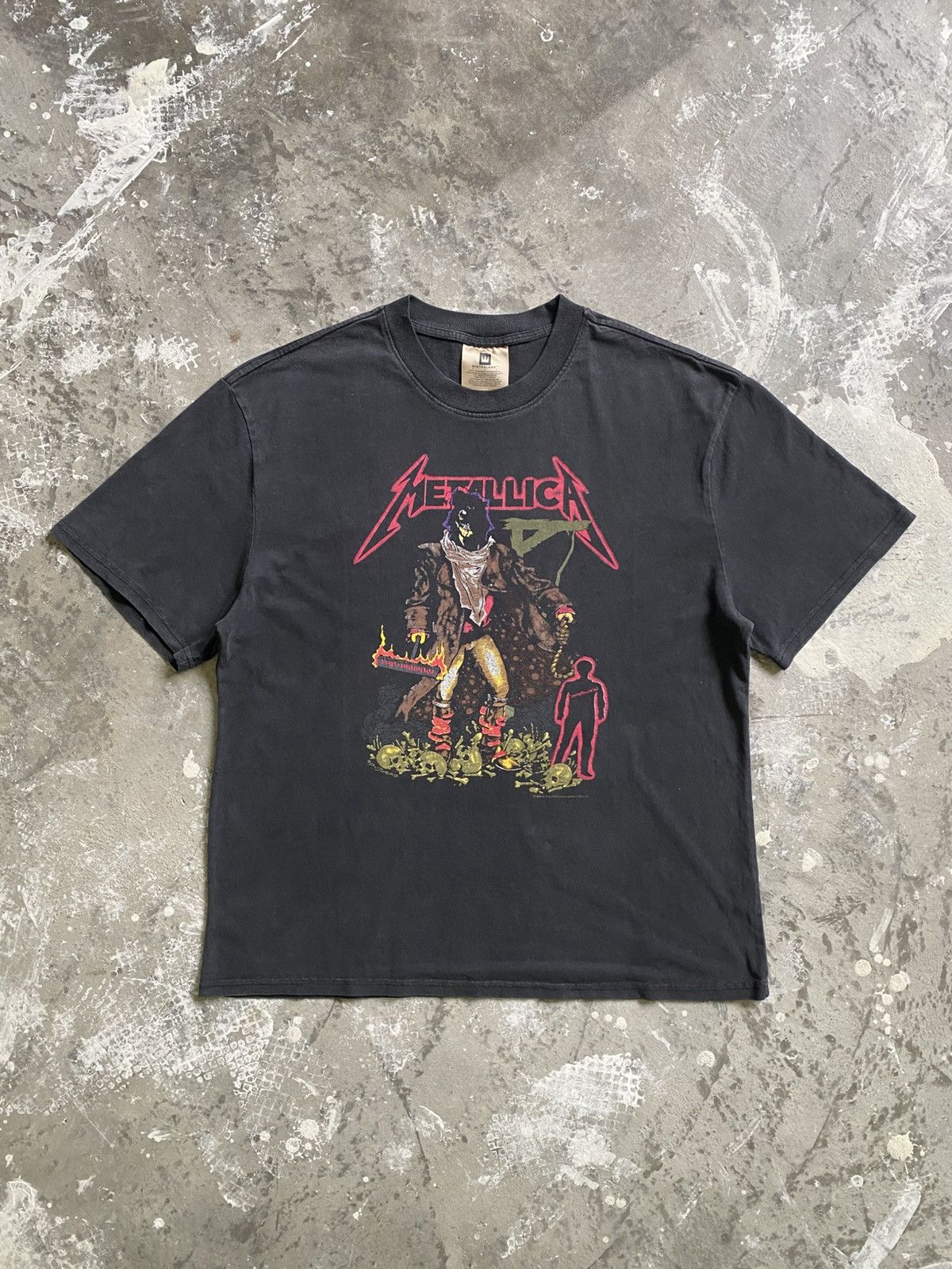 Metallica The Unforgiven Pushead Repro Band Tee