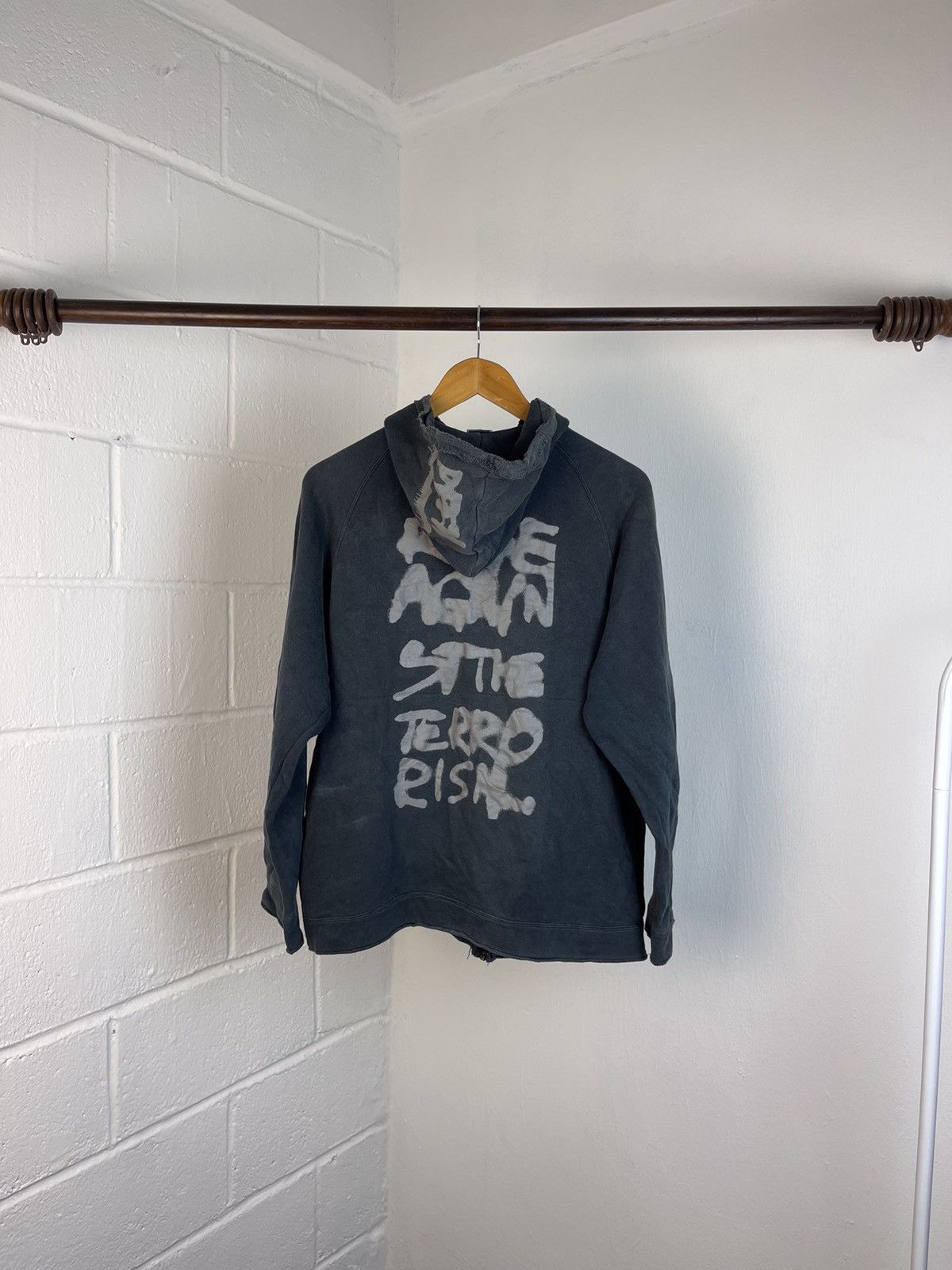 If Six Was Nine × Le Grande Bleu (L.G.B.) × PPFM 90s Faded distressed PPFM Zip Hoodie Size US L / EU 52-54 / 3 - 12 Thumbnail