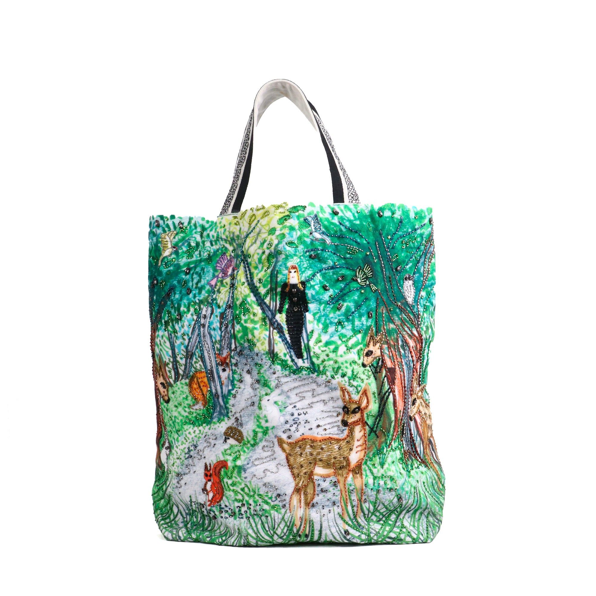 Dior DIOR - Dior Dior tote bag in white cotton Size ONE SIZE - 1 Thumbnail