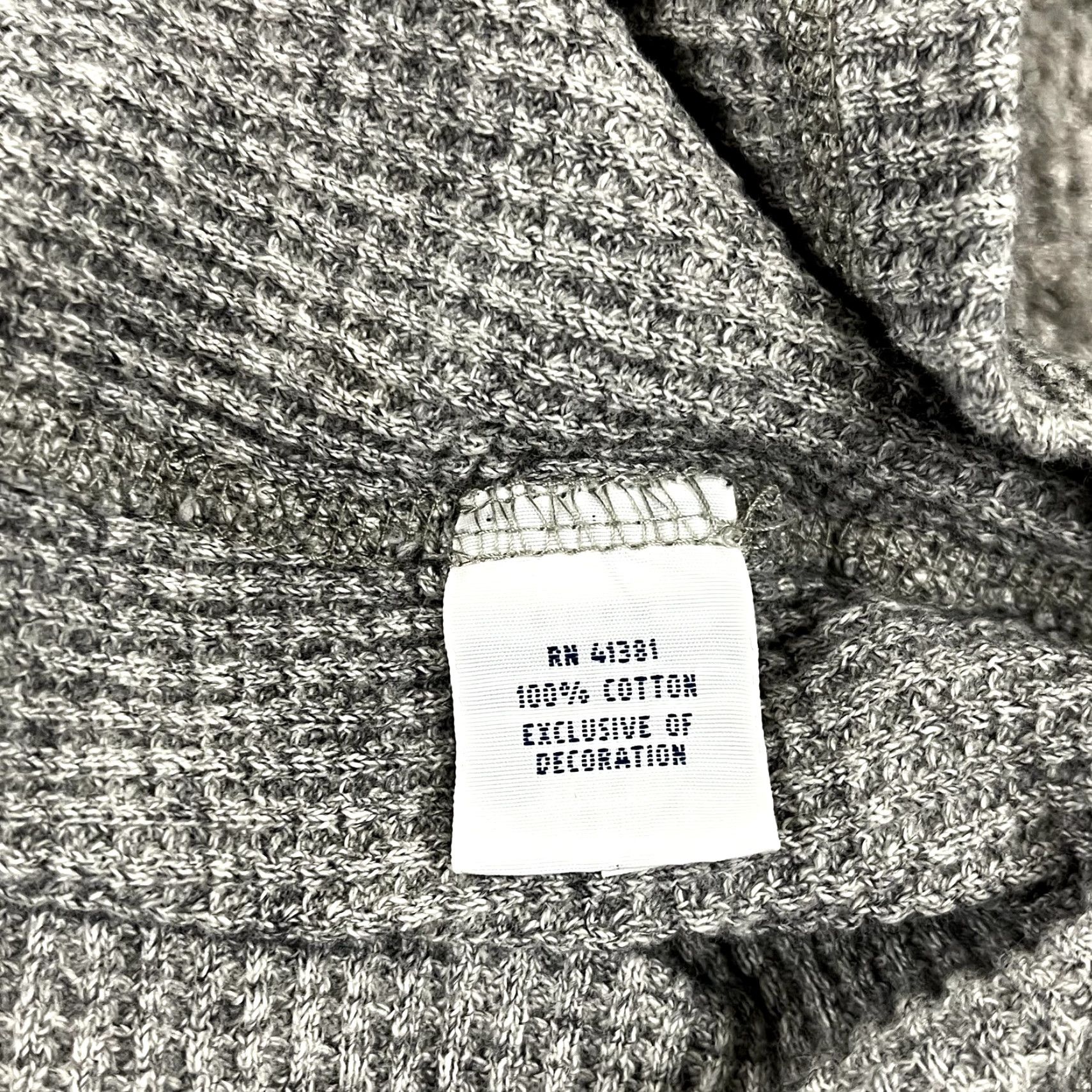 Polo Ralph Lauren POLO RALPH LAUREN Jacket Men L Gray Lightweight Thermal Knit Pullover Hooded Size US L / EU 52-54 / 3 - 7 Thumbnail