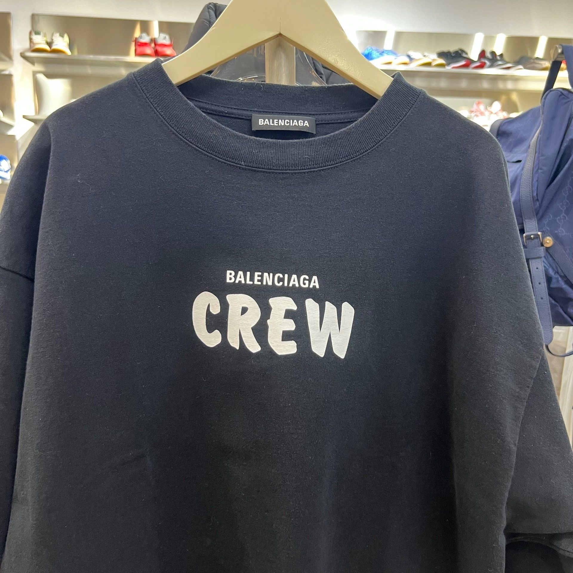 Balenciaga Balenciaga Logo Print Crew Neck T-Shirt Size US L / EU 52-54 / 3 - 2 Thumbnail