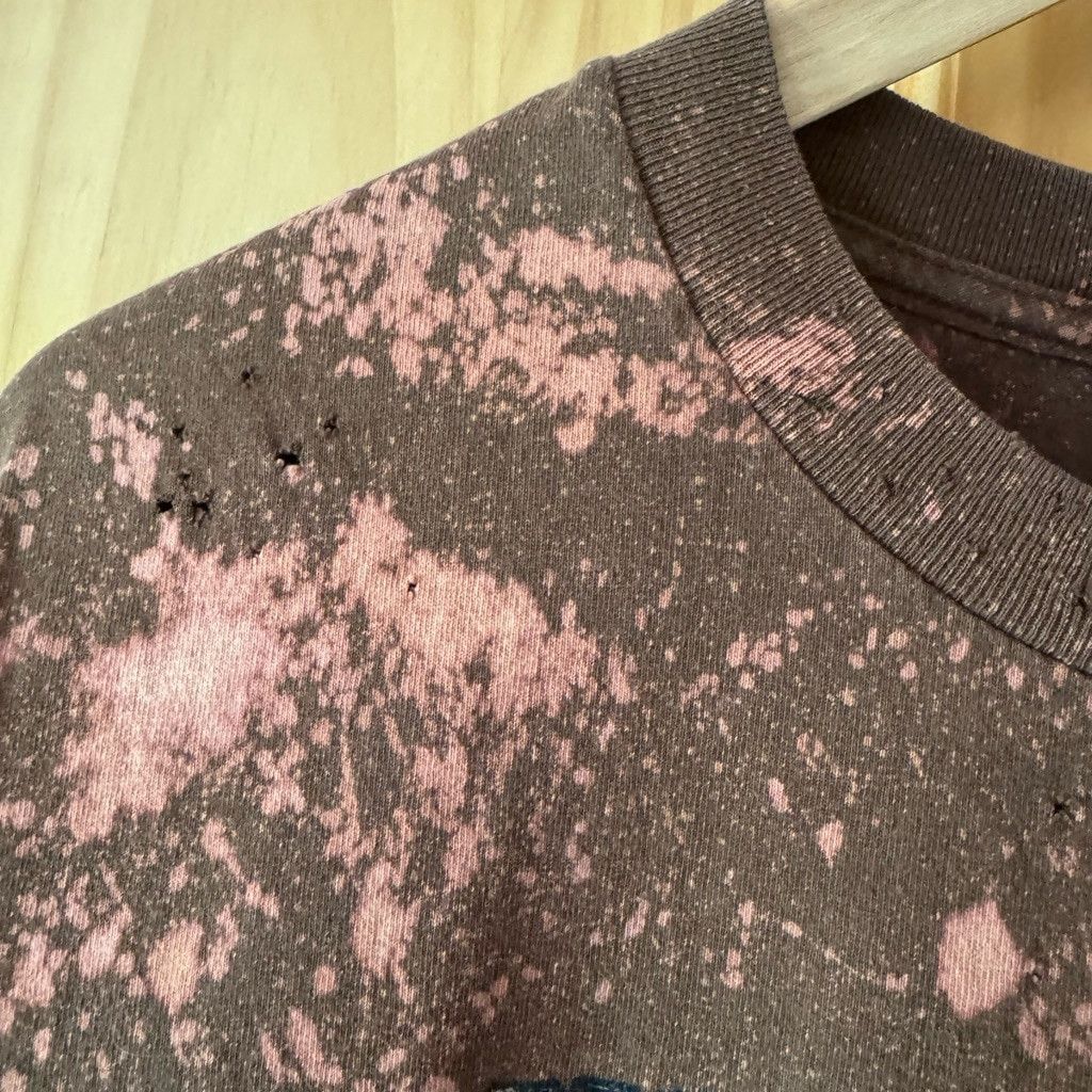 Vintage Vintage Jimi Hendrix distressed custom bleached graphic Tee Size US L / EU 52-54 / 3 - 5 Thumbnail