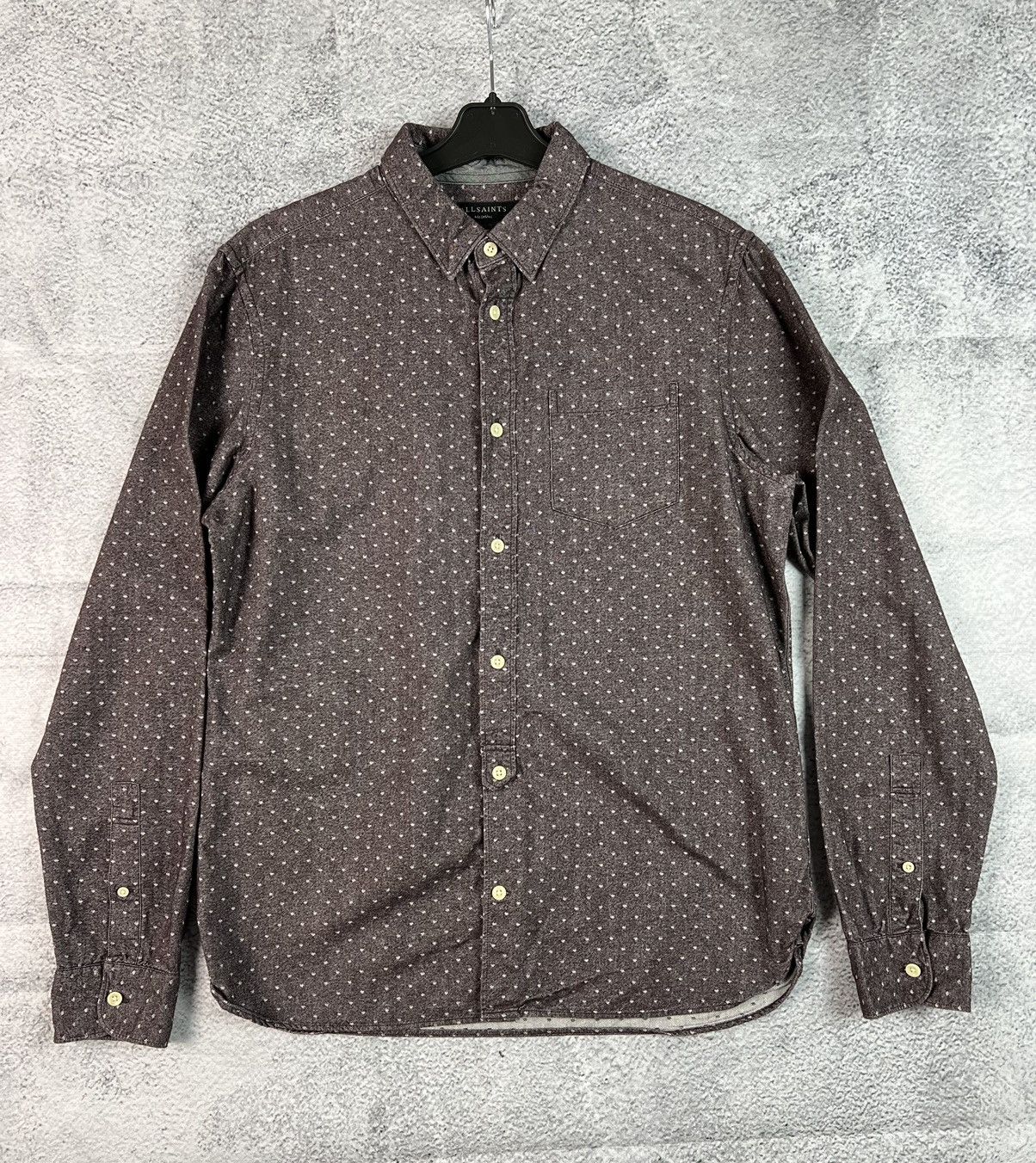 20471120 All Saints cresco LS shirt Size US M / EU 48-50 / 2 - 2 Thumbnail