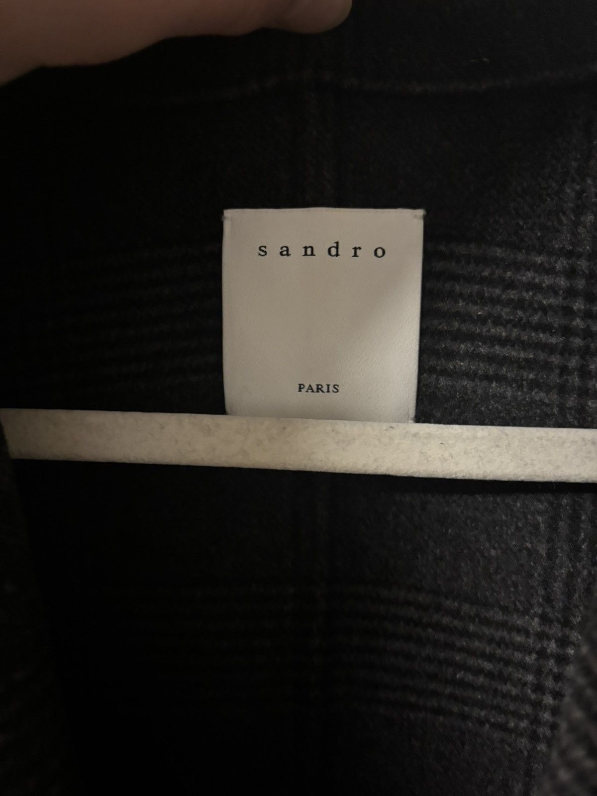 Sandro Sandro Paris Men’s Wool Overcoat Size Large Size US L / EU 52-54 / 3 - 3 Thumbnail