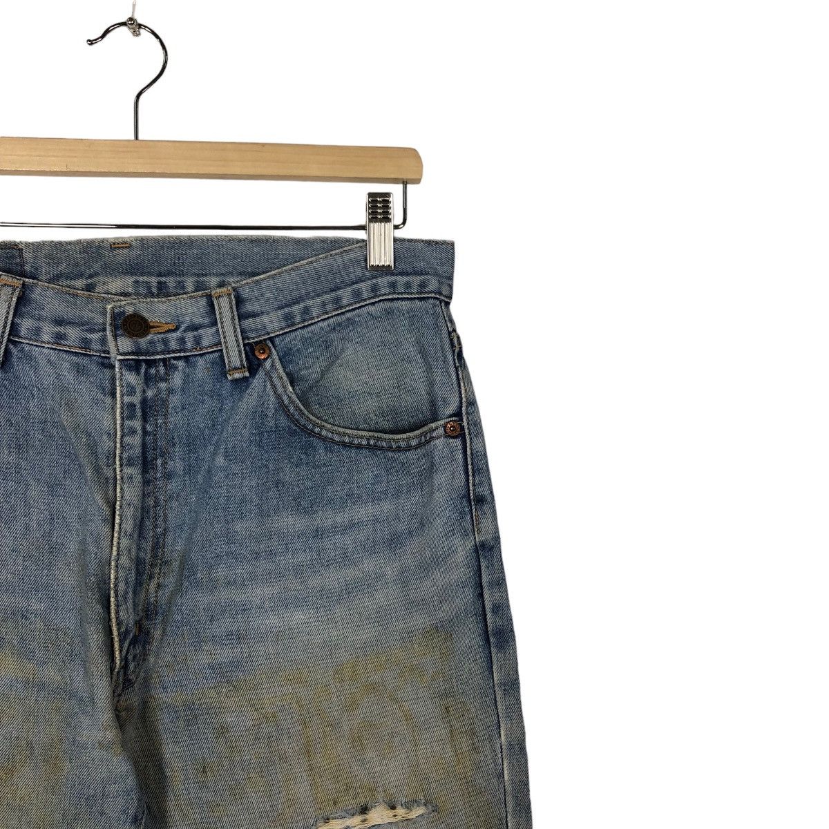 Japanese Brand 🔥90’s Vintage Distressed Denim GL Heart Japan Sugar Cane Size US 32 / EU 48 - 6 Thumbnail