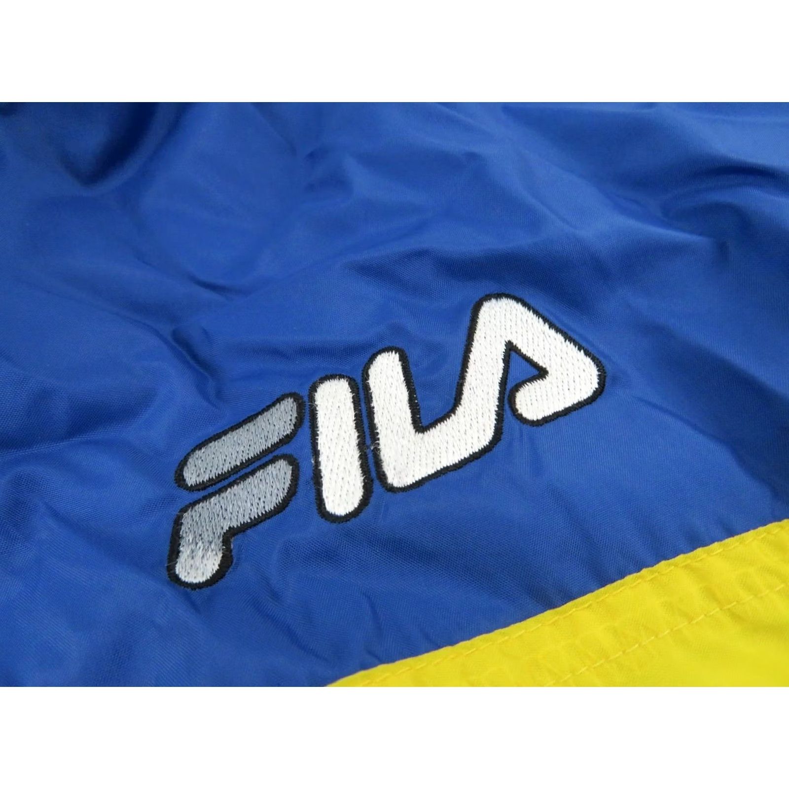 Fila VINTAGE FILA Hooded Windbreaker Jacket Mens XL Striped Blue 90s 80s Y2K Logo Athletic Streetwear Size US XL / EU 56 / 4 - 3 Thumbnail