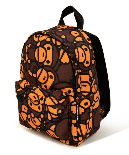 【A BATHING APE】 BAPE All Baby Milo Mini Backpack Brown BAPE Baby Milo Fur Mini Backpack Brown - SS24 - US