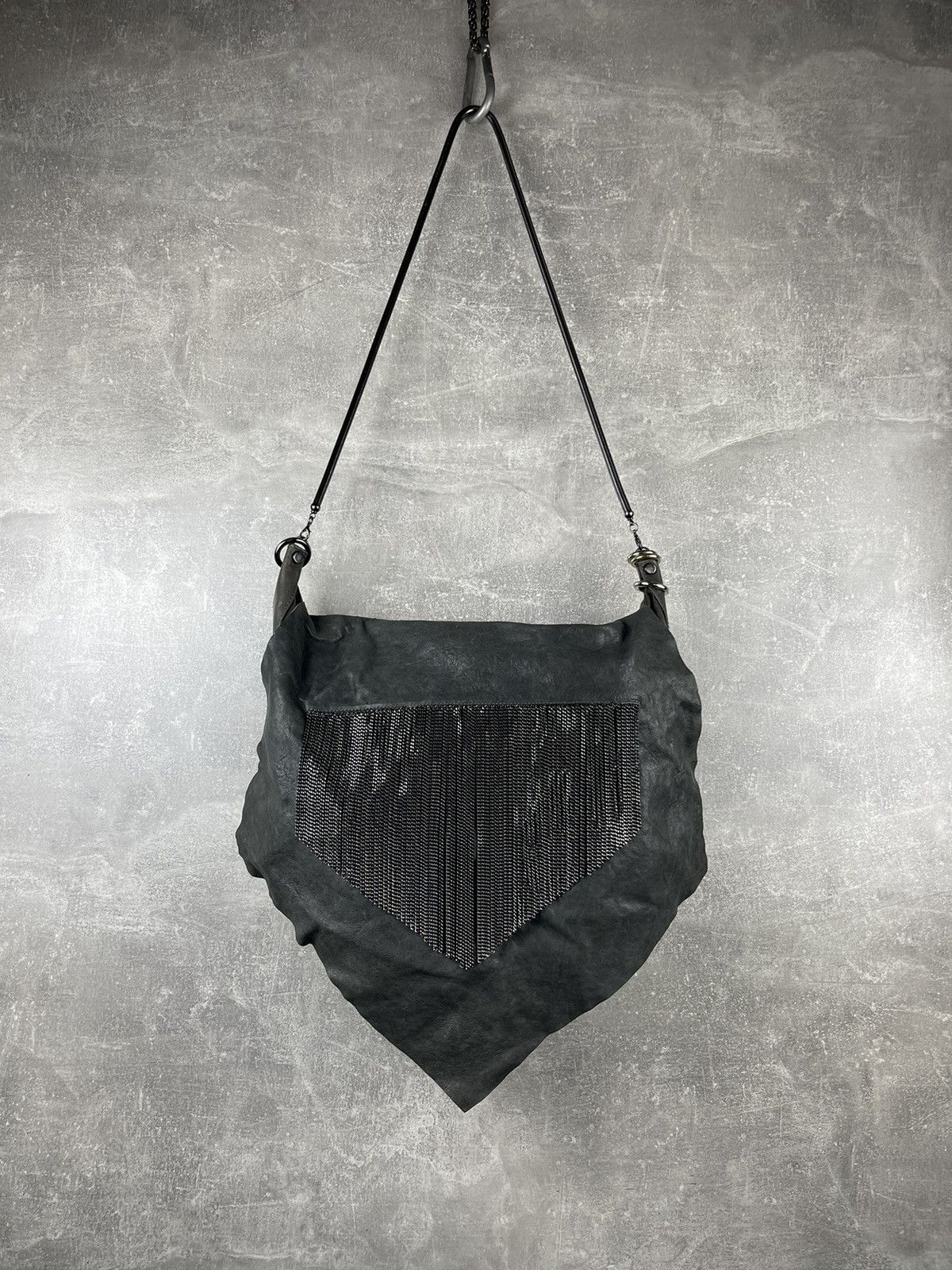 Other Avant Garde de Couture Gray Leather Shoulder Bag Italy Size ONE SIZE - 1 Thumbnail