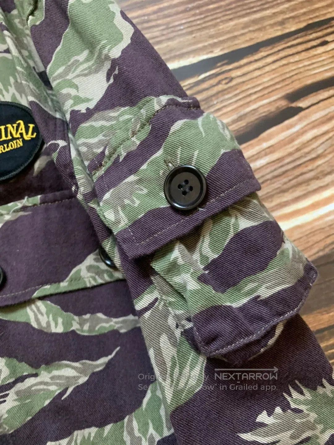 Tenderloin Tiger Stripe Military Shirt. Size US M / EU 48-50 / 2 - 4 Thumbnail