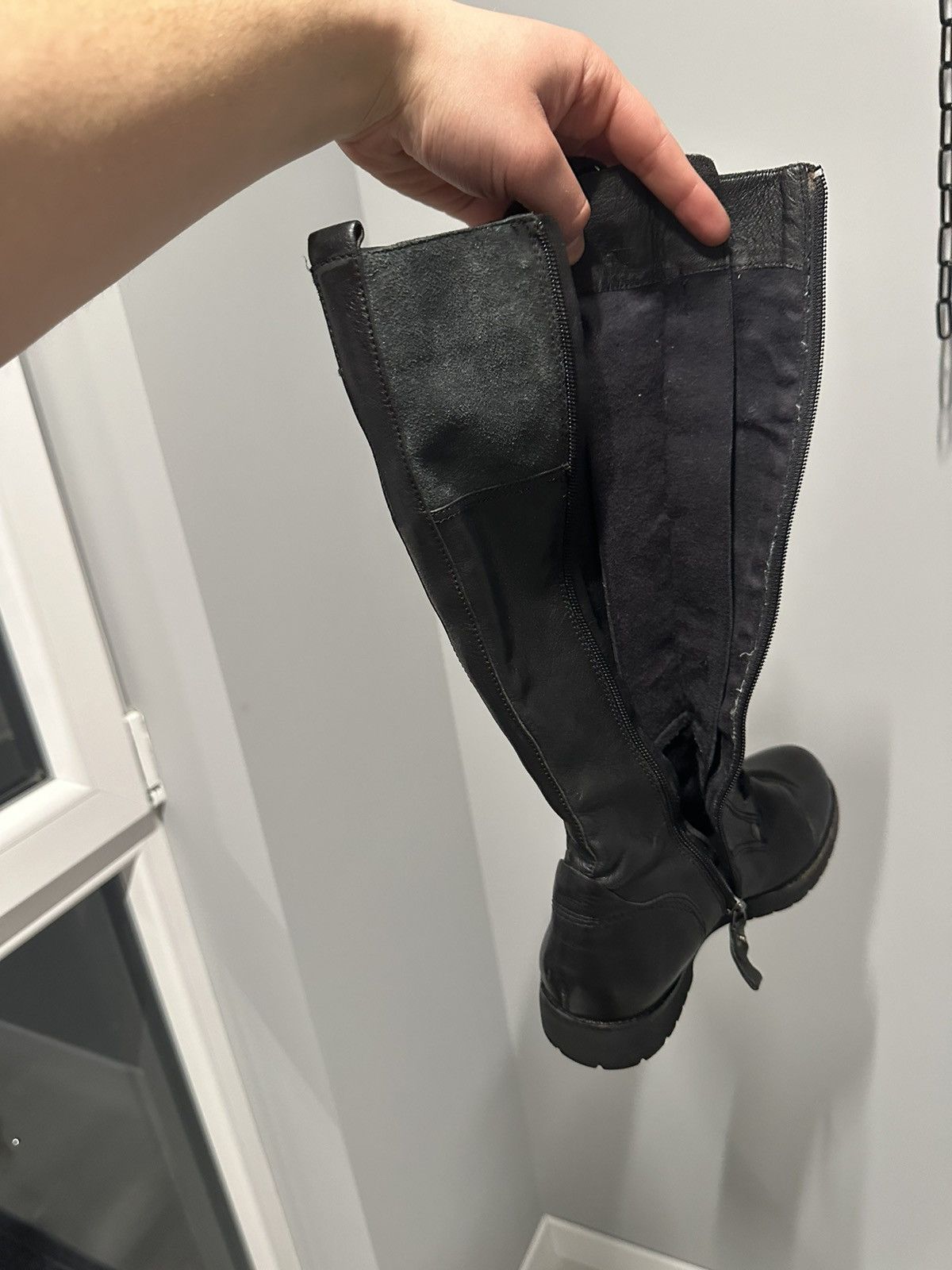 A.S.98 A.S.98 Type Avant Garde Leather High Boots Gothic Punk Size US 8 / IT 38 - 21 Thumbnail