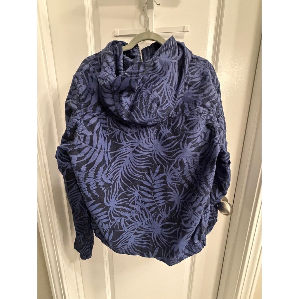 J.Crew J.Crew Tropical Print Hooded Zip Jacket — Size L Size US L / EU 52-54 / 3 - 5 Thumbnail