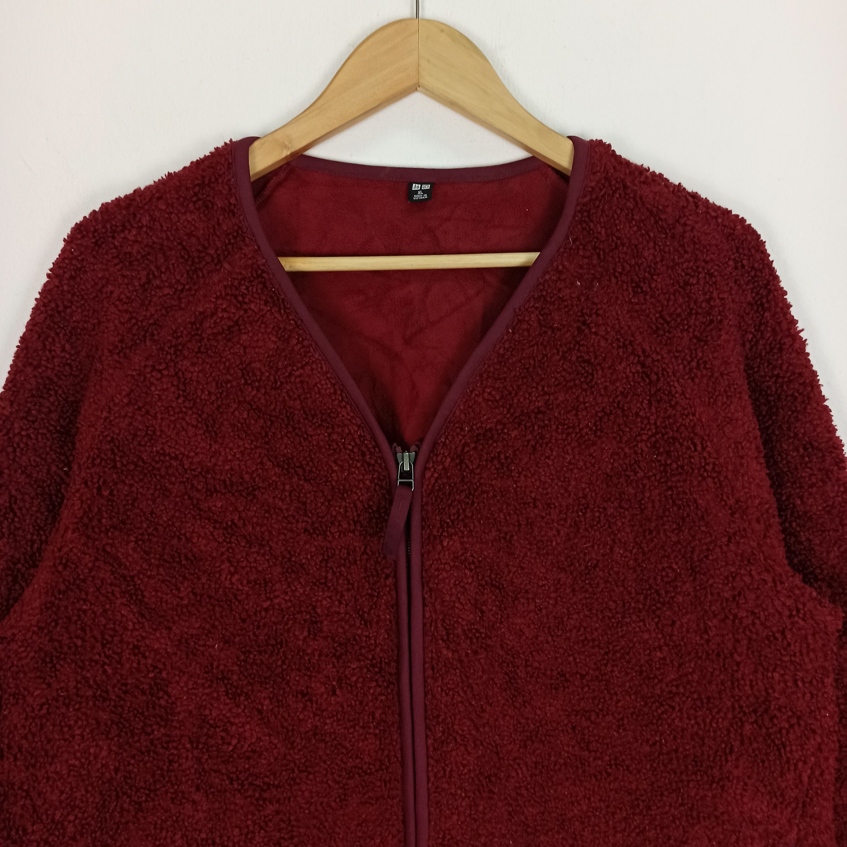 Japanese Brand 🔥STEALS🔥 Vintage UNIQLO Deep Pile Cardigan Jacket Size XL / US 12-14 / IT 48-50 - 4 Thumbnail