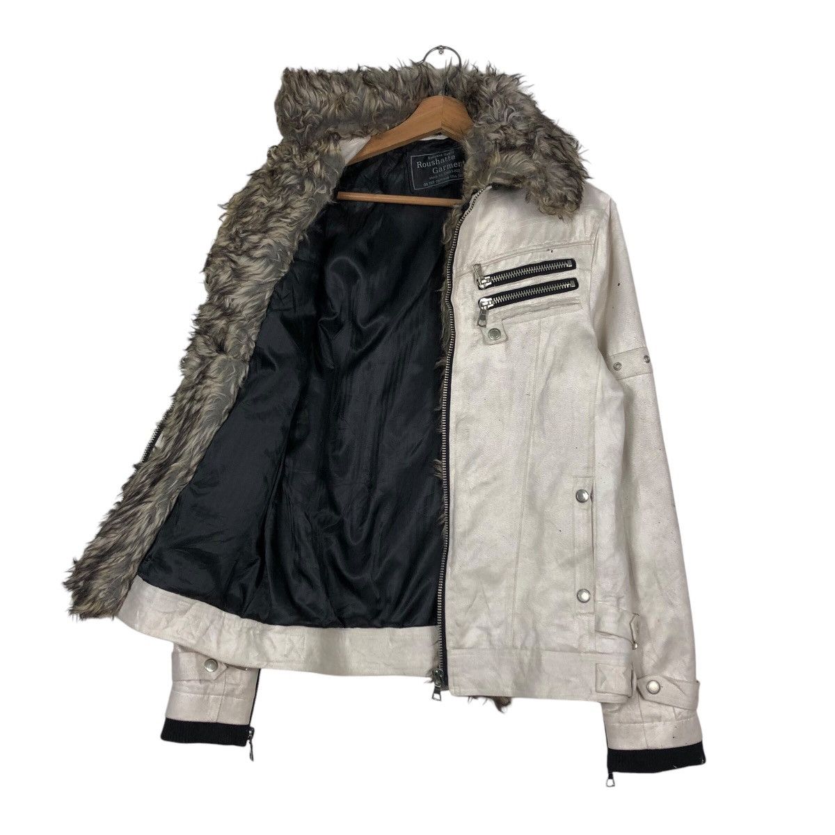 Japanese Brand 📌Biker Jacket Mink Fur Shearling Bondage Roushatte Garments Size US M / EU 48-50 / 2 - 12 Thumbnail