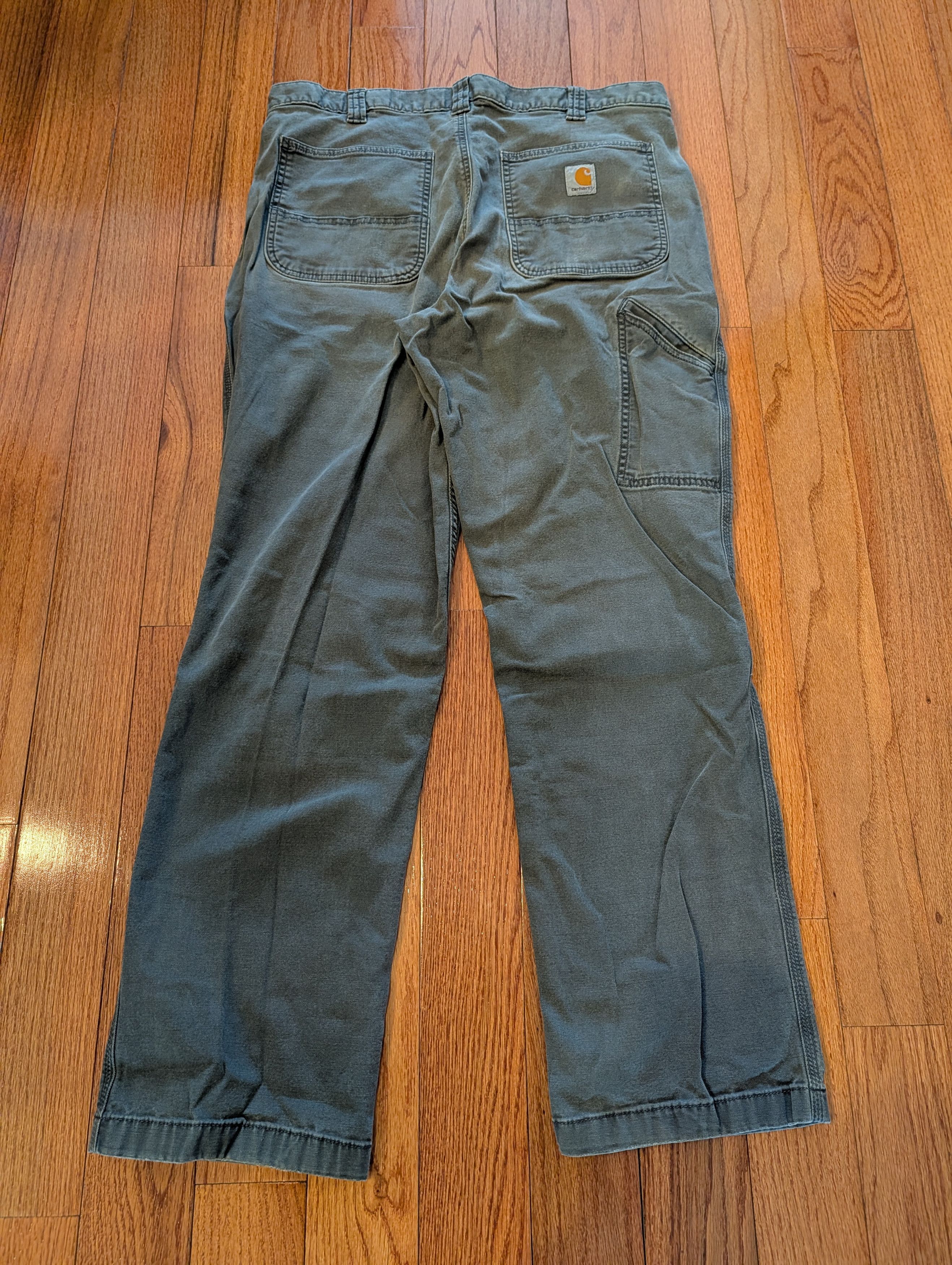 Carhartt Carhartt Relaxed Fit Work Pants Gray Canvas 38x30 (M: 35x30) Size US 38 / EU 54 - 1 Thumbnail