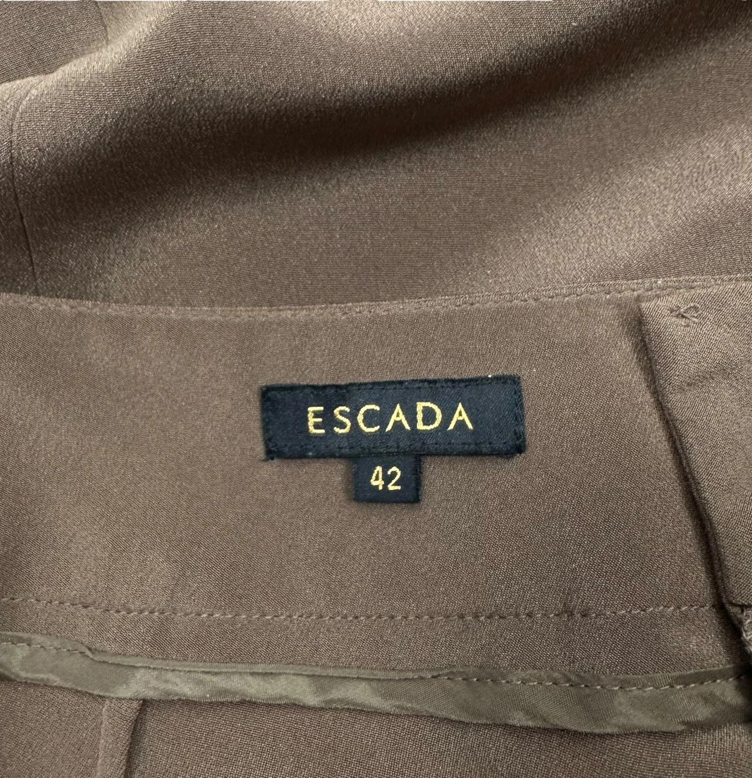 Escada Escada Trousers Wide Leg Cotton size 42 Size 30" / US 8 / IT 44 - 9 Thumbnail