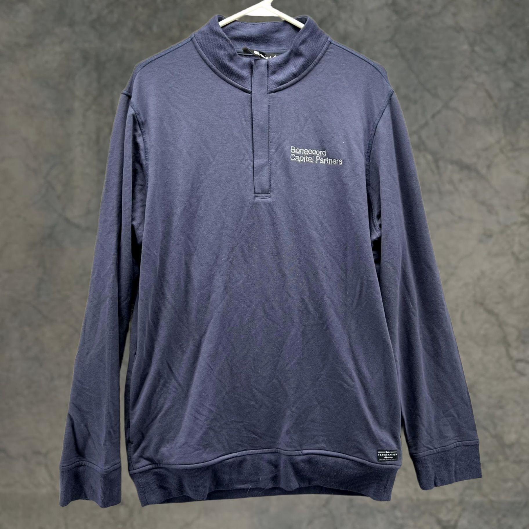 TravisMathew VINTAGE Travis Mathew Sweater Men Medium Blue Zip Sweatshirt bonaccord capital partners Size US M / EU 48-50 / 2 - 1 Thumbnail