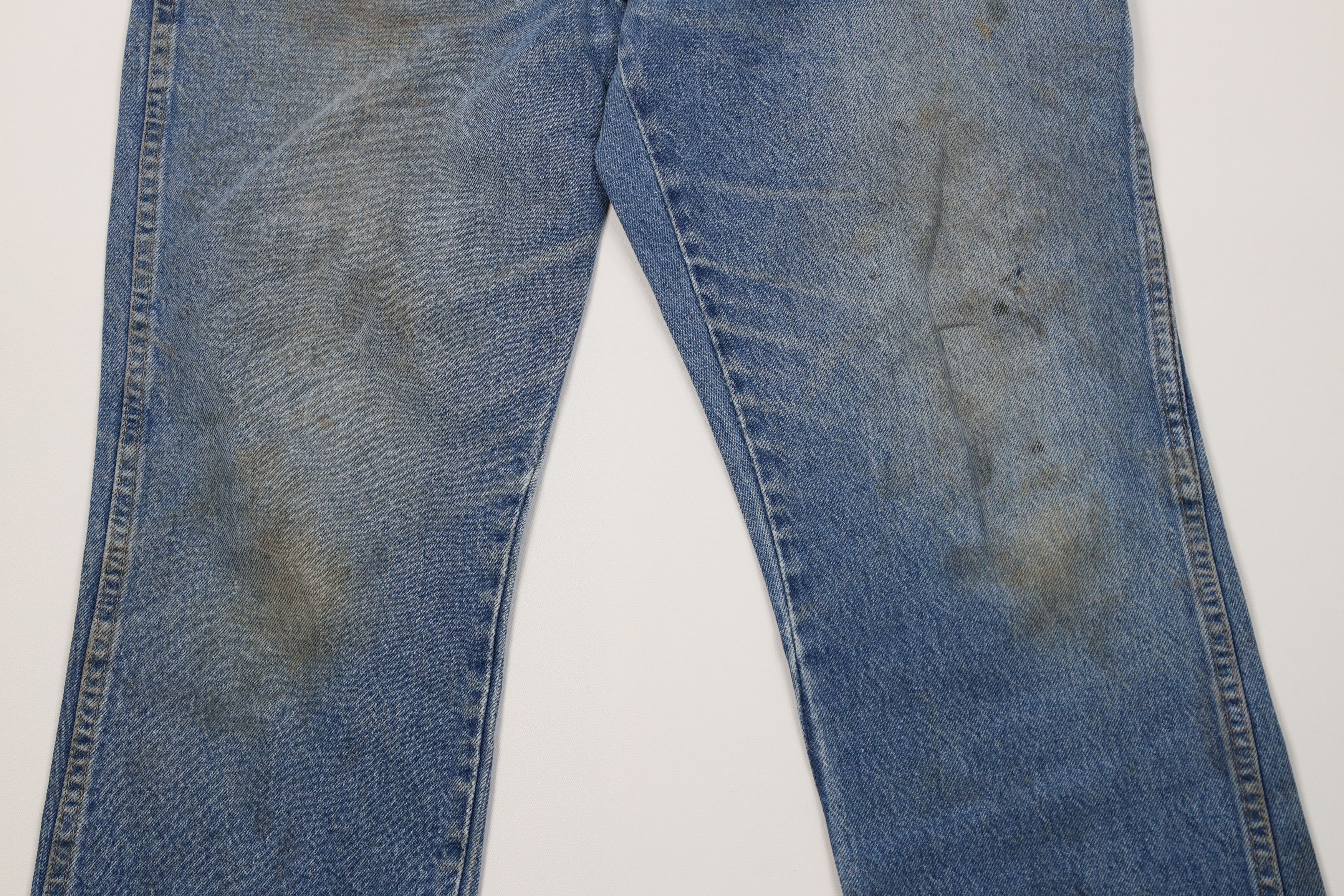 Vintage Vintage 70s Streetwear Straight Leg Denim Jeans Blue USA Size US 36 / EU 52 - 3 Thumbnail