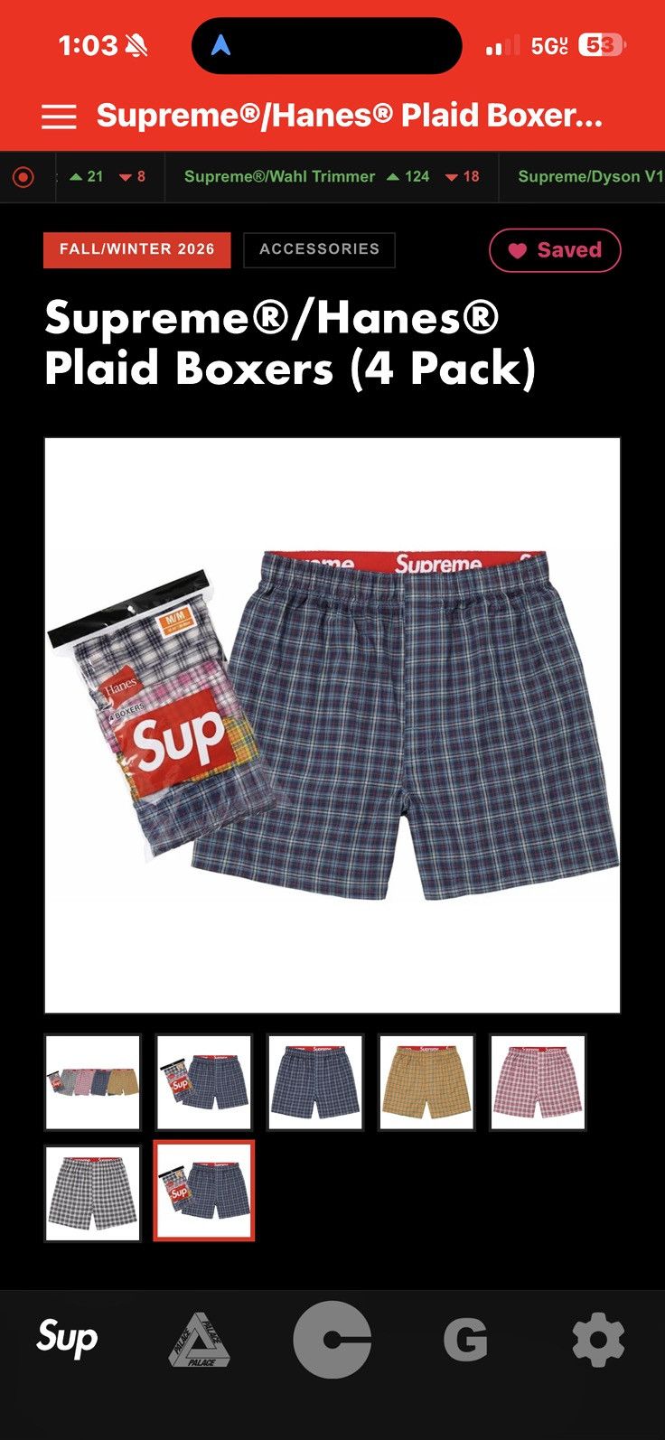Hanes Supreme Hanes Plaid Boxers (4 Pack) Multicolor Size XL | Grailed