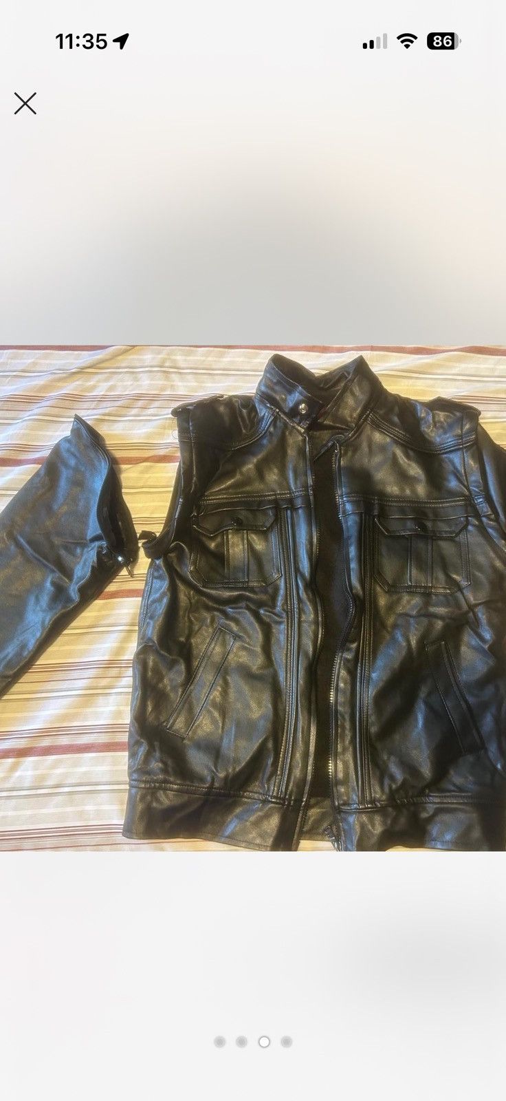 Dolce & Gabbana Dolce and Gabanna black leather jacket Size US M / EU 48-50 / 2 - 3 Thumbnail