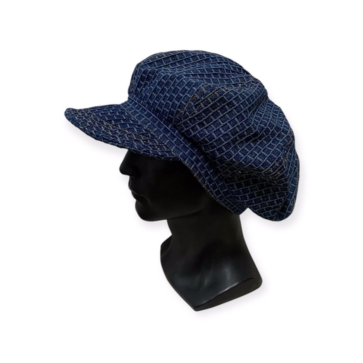 Indigo × Japanese Brand Japanese Brand Indigo Design Beret Hat Size ONE SIZE - 1 Thumbnail