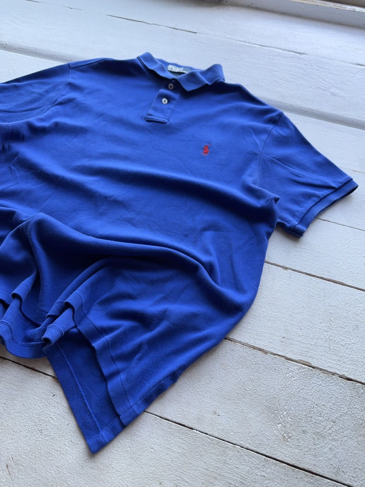 Polo Ralph Lauren Vintage 90s Retro Polo Ralph Lauren Basic Logo Polos Y2K Size US L / EU 52-54 / 3 - 3 Thumbnail