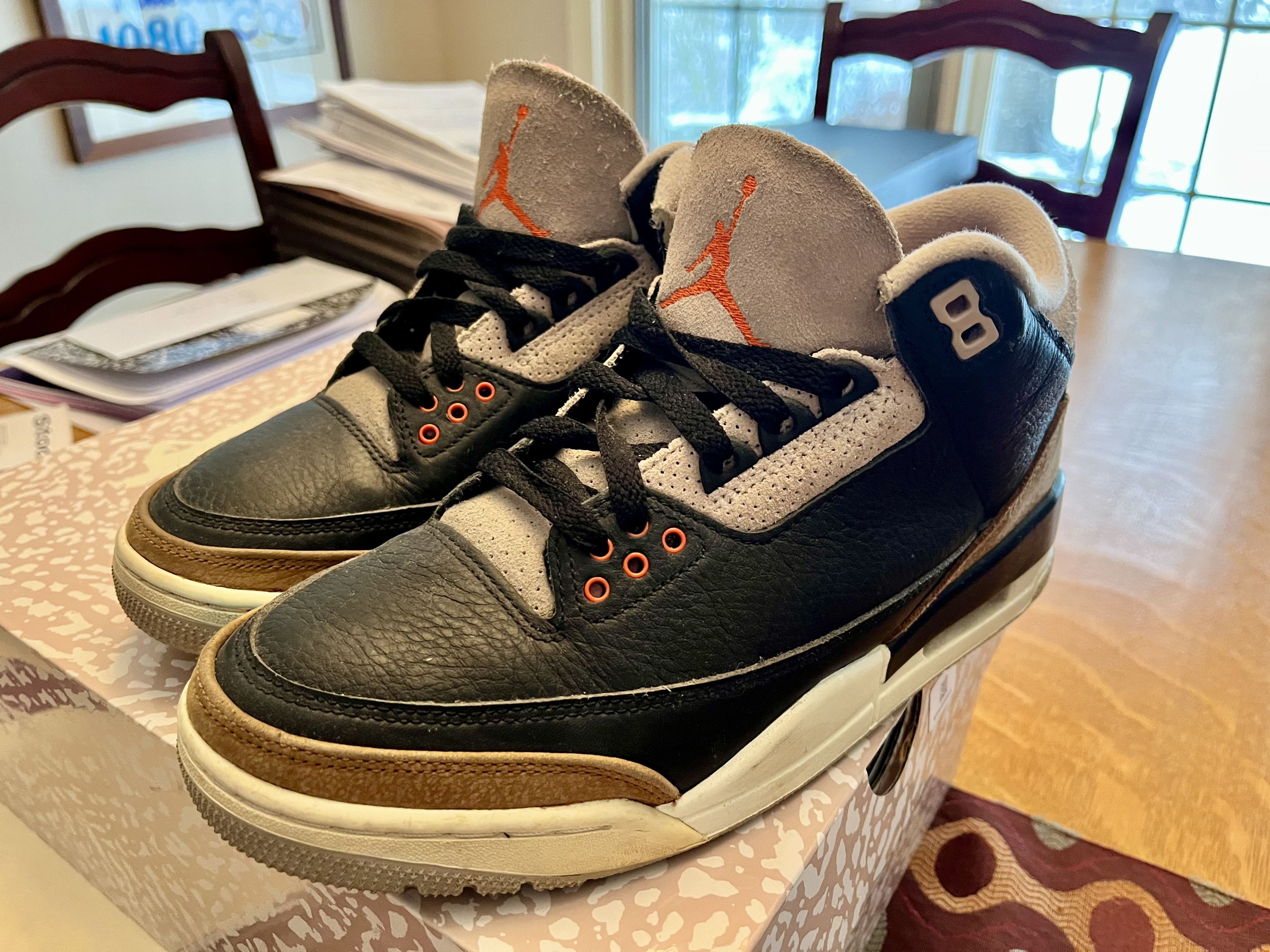 Nike AIR JORDAN 3 DESERT ELEPHANT Size US 7 / EU 40 - 1 Thumbnail