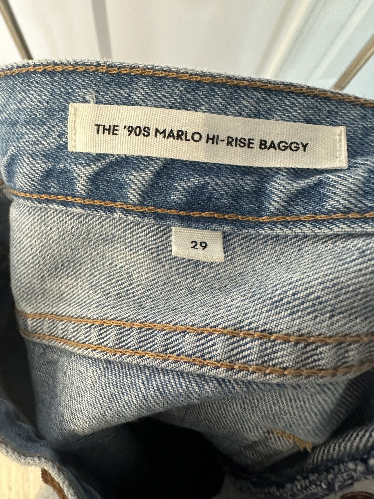 Aritzia Aritzia - Denim Forum 90’s Marlo Hi-Rise Baggy Jean Size 29" - 3 Thumbnail