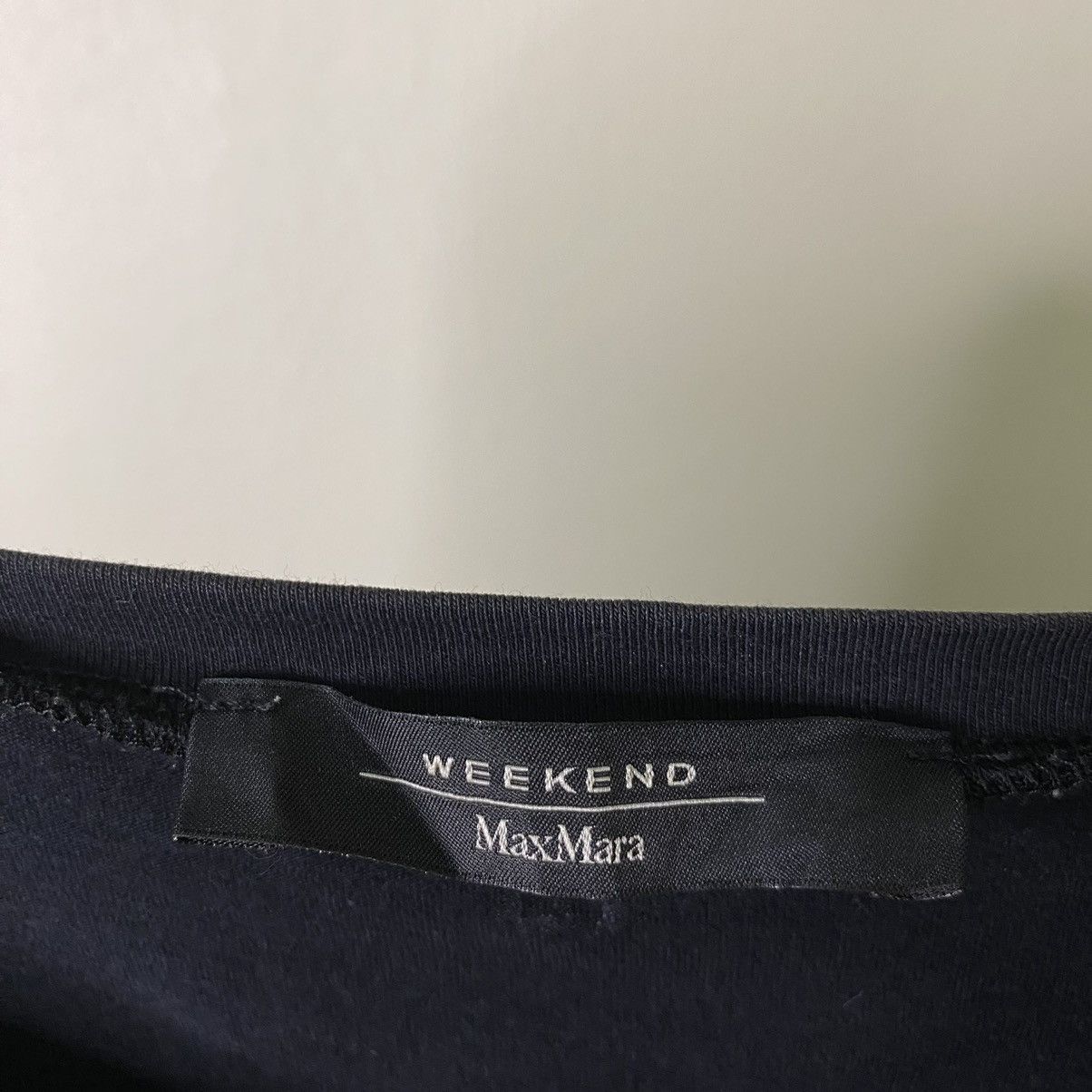 Designer Weekend Max Mara Black Blank LS Tee Size US S / EU 44-46 / 1 - 3 Thumbnail
