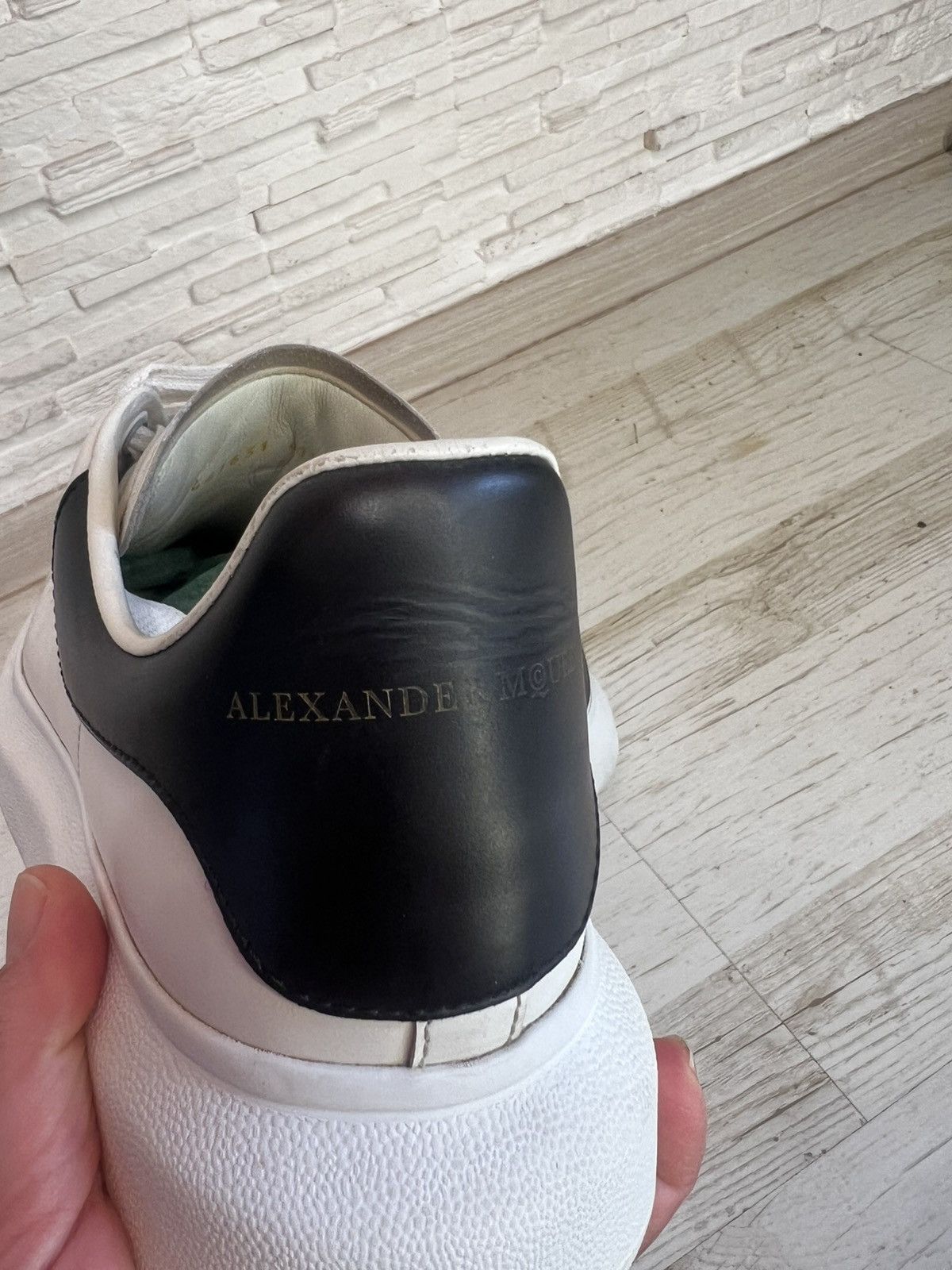 Alexander McQueen Alexander McQueen Leather Sneakers EU 41.5 (27cm) Size US 8.5 / EU 41-42 - 6 Thumbnail