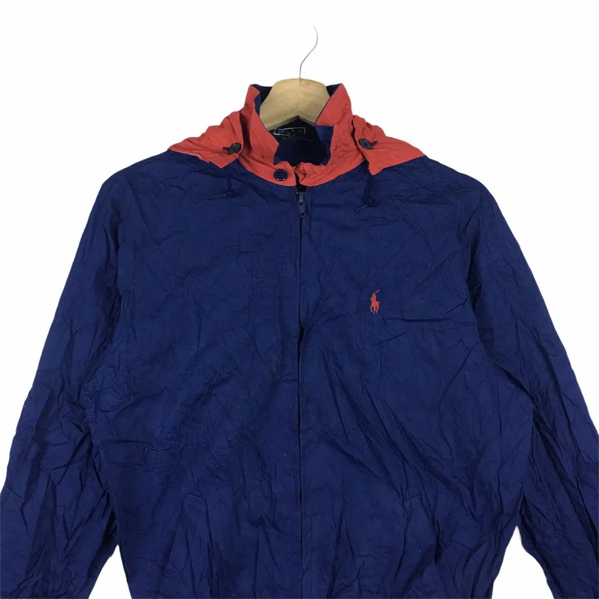 Polo Ralph Lauren Vtg POLO RALPH LAUREN Small Pony Outdoor Jacket Sweater Size US M / EU 48-50 / 2 - 2 Thumbnail