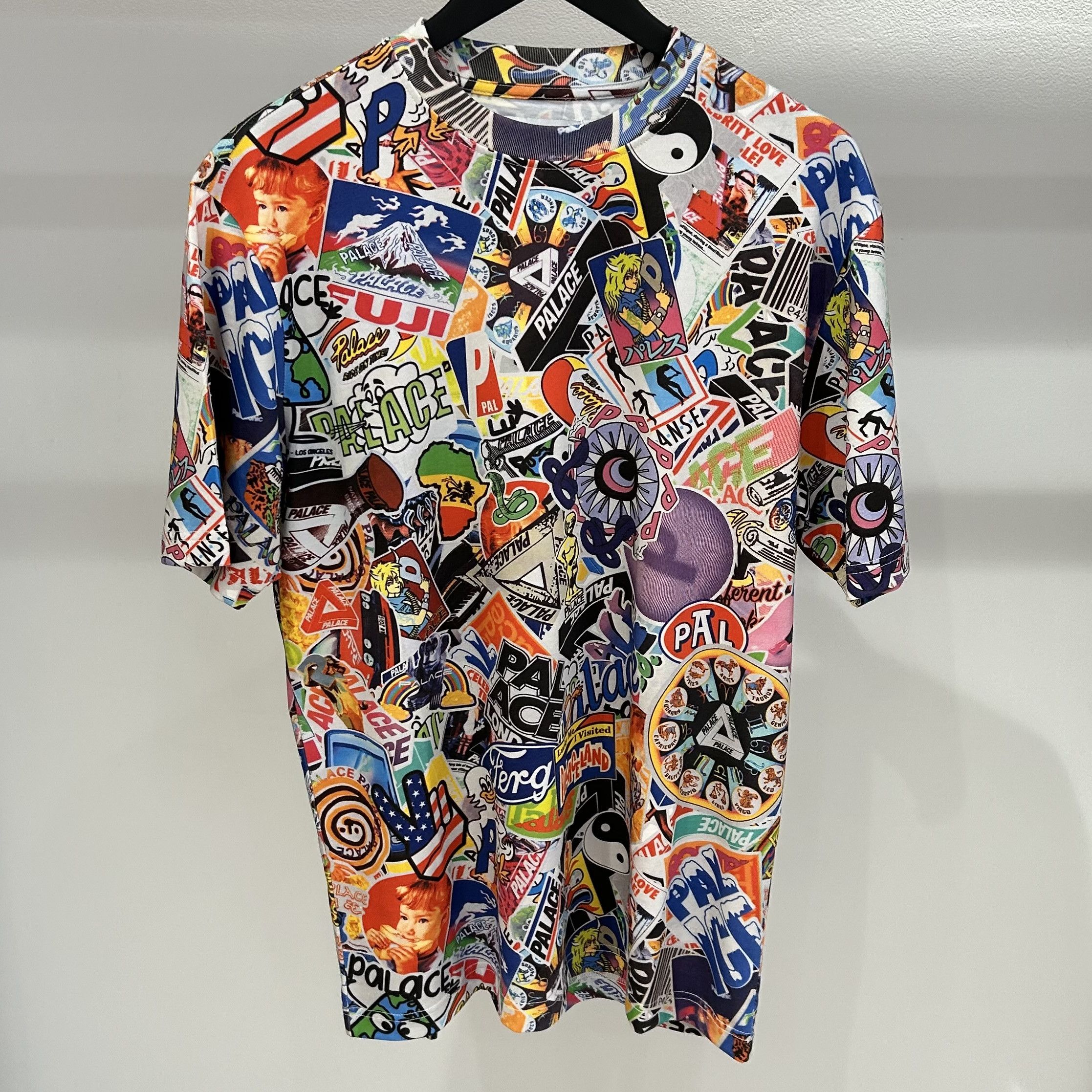 image of Palace Sticker Pack Tee Multi, Men's (Size Large)
