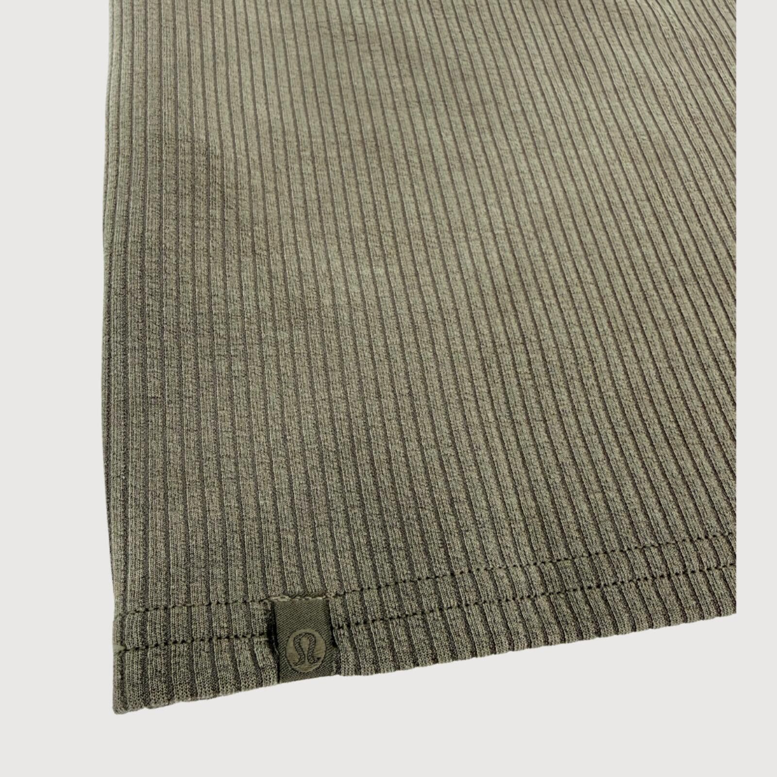 Lululemon Lululemon Softstreme Ribbed Tank Dress Slim Fit Olive 6 Size M / US 6-8 / IT 42-44 - 5 Thumbnail