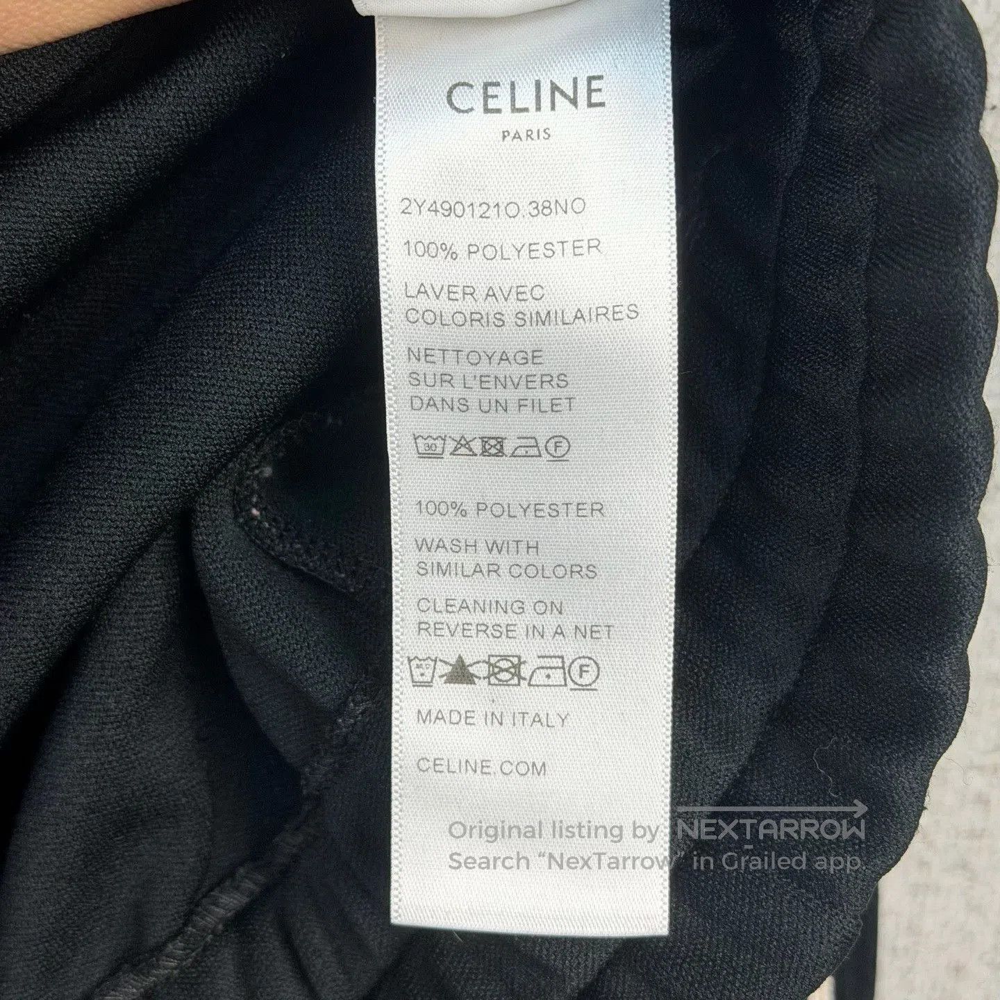 Celine CELINE Logo Embroidered Zip Stand Collar Jacket. Size US L / EU 52-54 / 3 - 5 Thumbnail