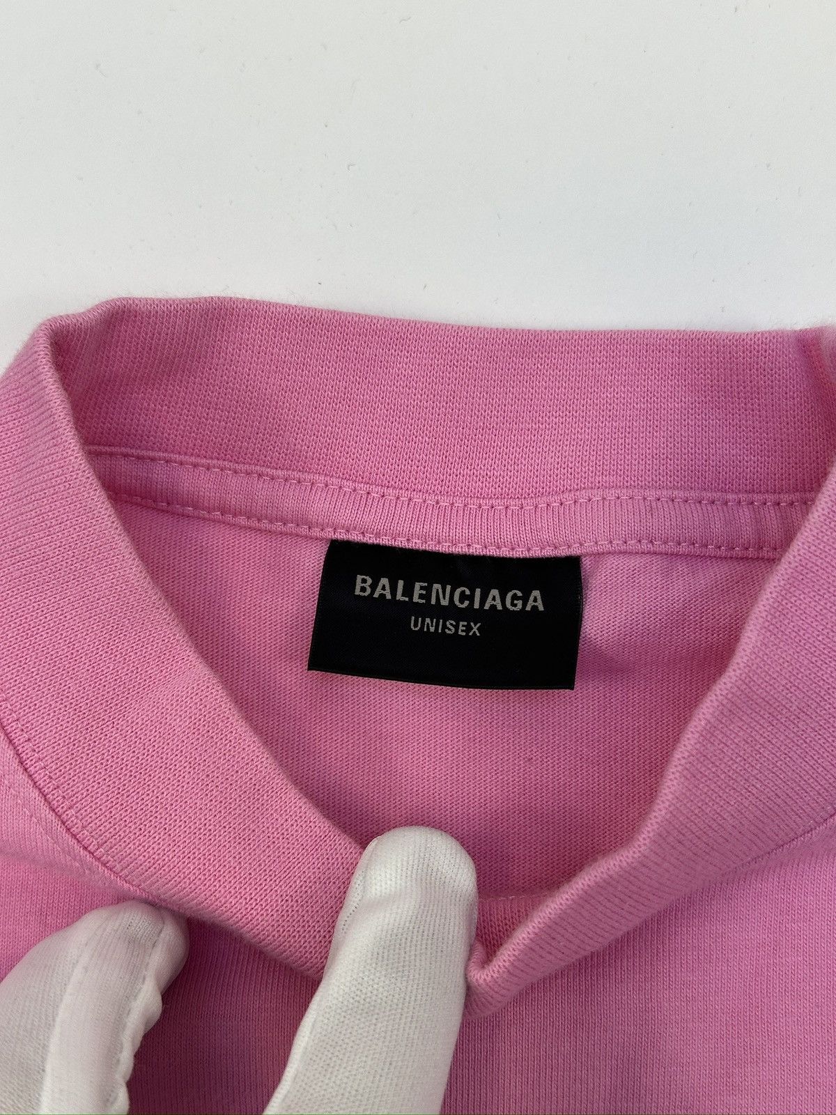 Balenciaga Balenciaga Off Shore Tee Shirt Pink Size US L / EU 52-54 / 3 - 5 Thumbnail