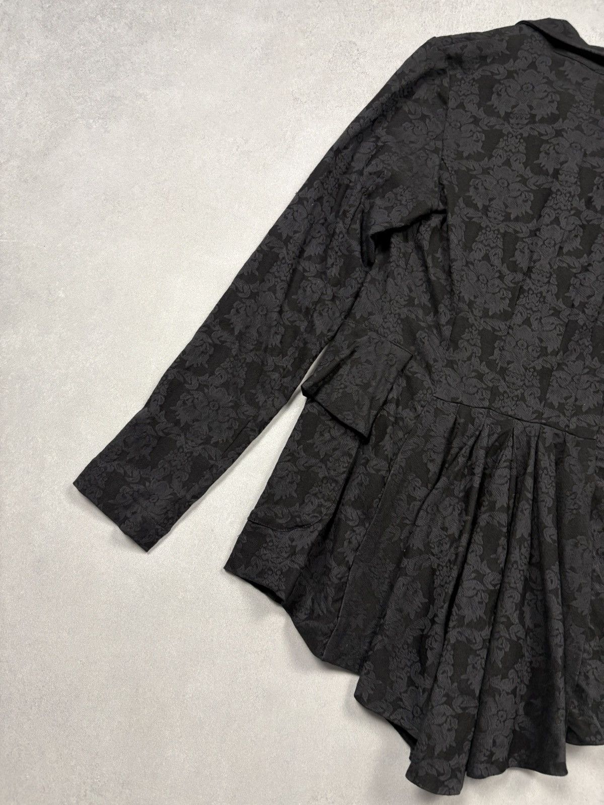 Japanese Brand Working Overtime Giovanna Guglielmi Floral Jacquard Jacket Size S / US 4 / IT 40 - 17 Thumbnail