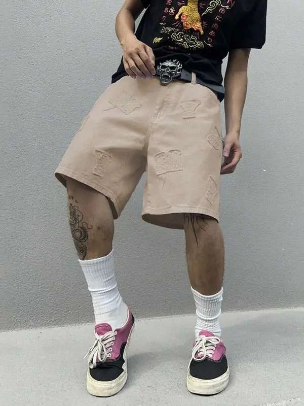 Japanese Brand Furuya x Kita Distressed Y2k Shorts Jorts Denim Size US 30 / EU 46 - 4 Thumbnail