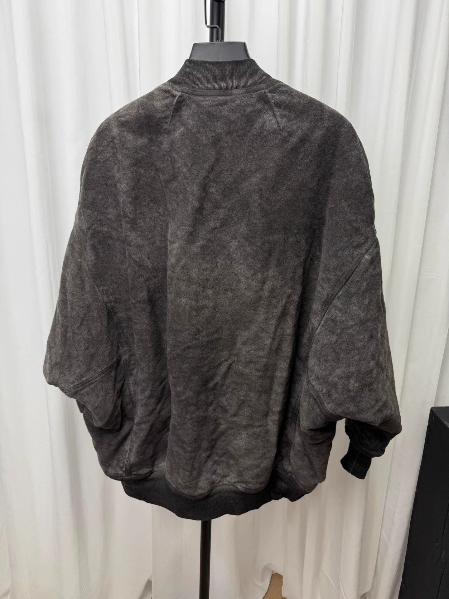 Rick Owens Drkshdw Rick Owens Suede Batwing Sleeve Jacket Size US XS / EU 42 / 0 - 4 Thumbnail