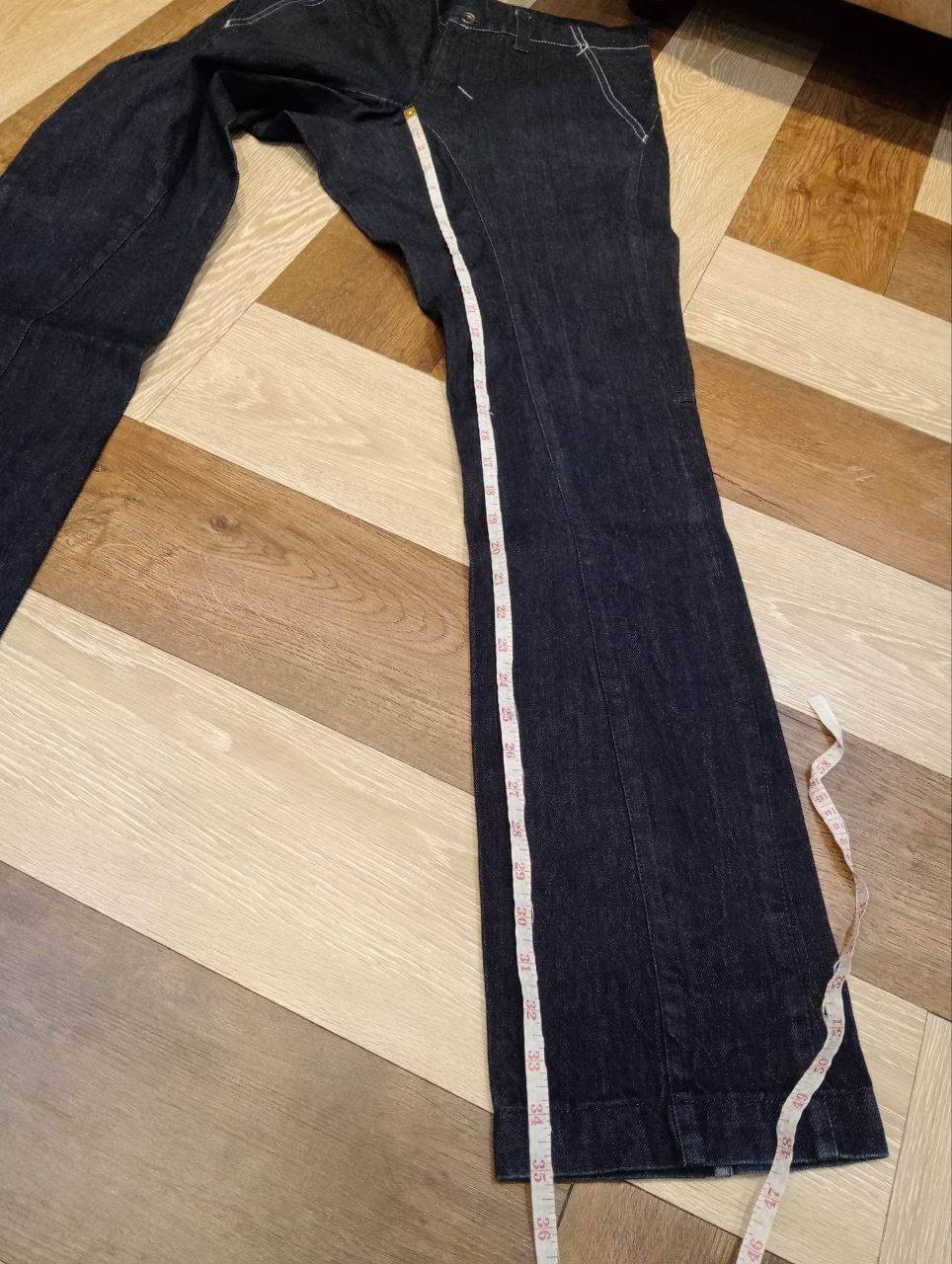 Katharine Hamnett London HAMNETT BLUE INDIGO MODEL SPS DENIM PANTS Size US 33 - 12 Thumbnail